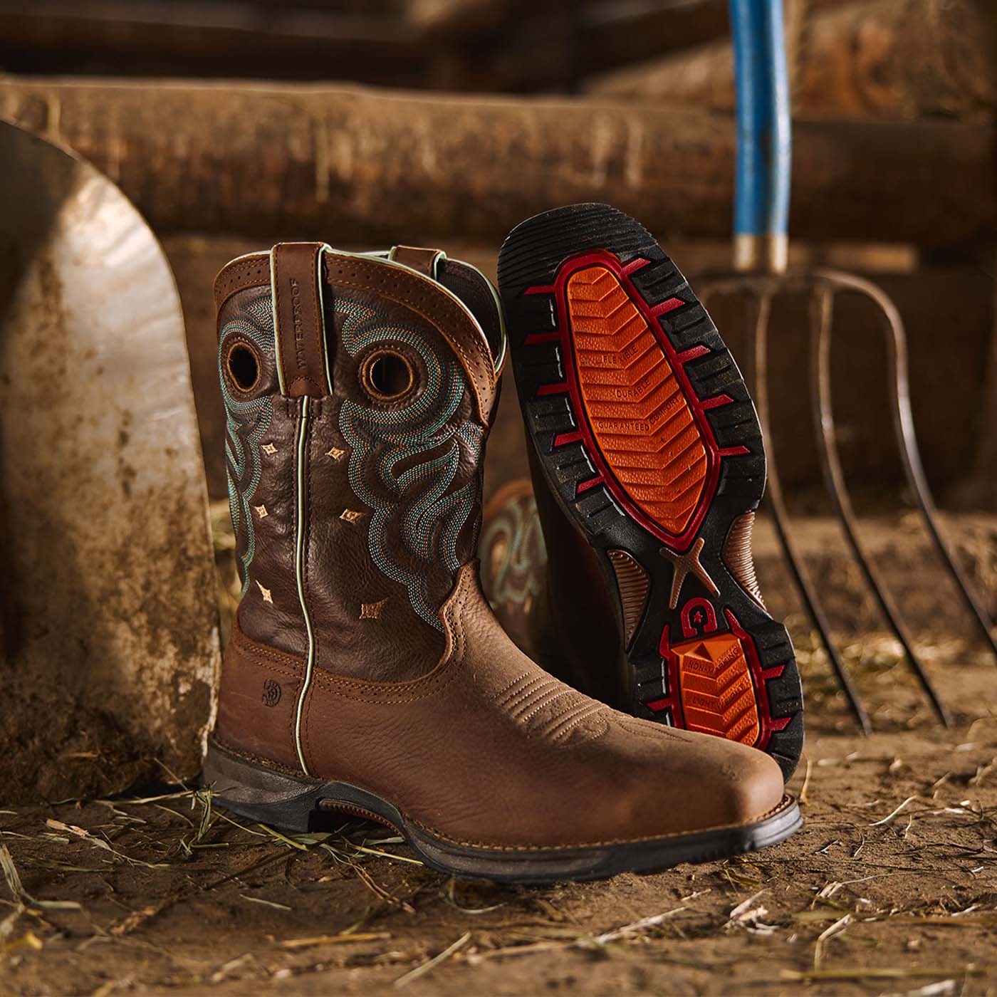 Durango® Maverick Women's Steel Toe Waterproof Western Work Boot - Image 7