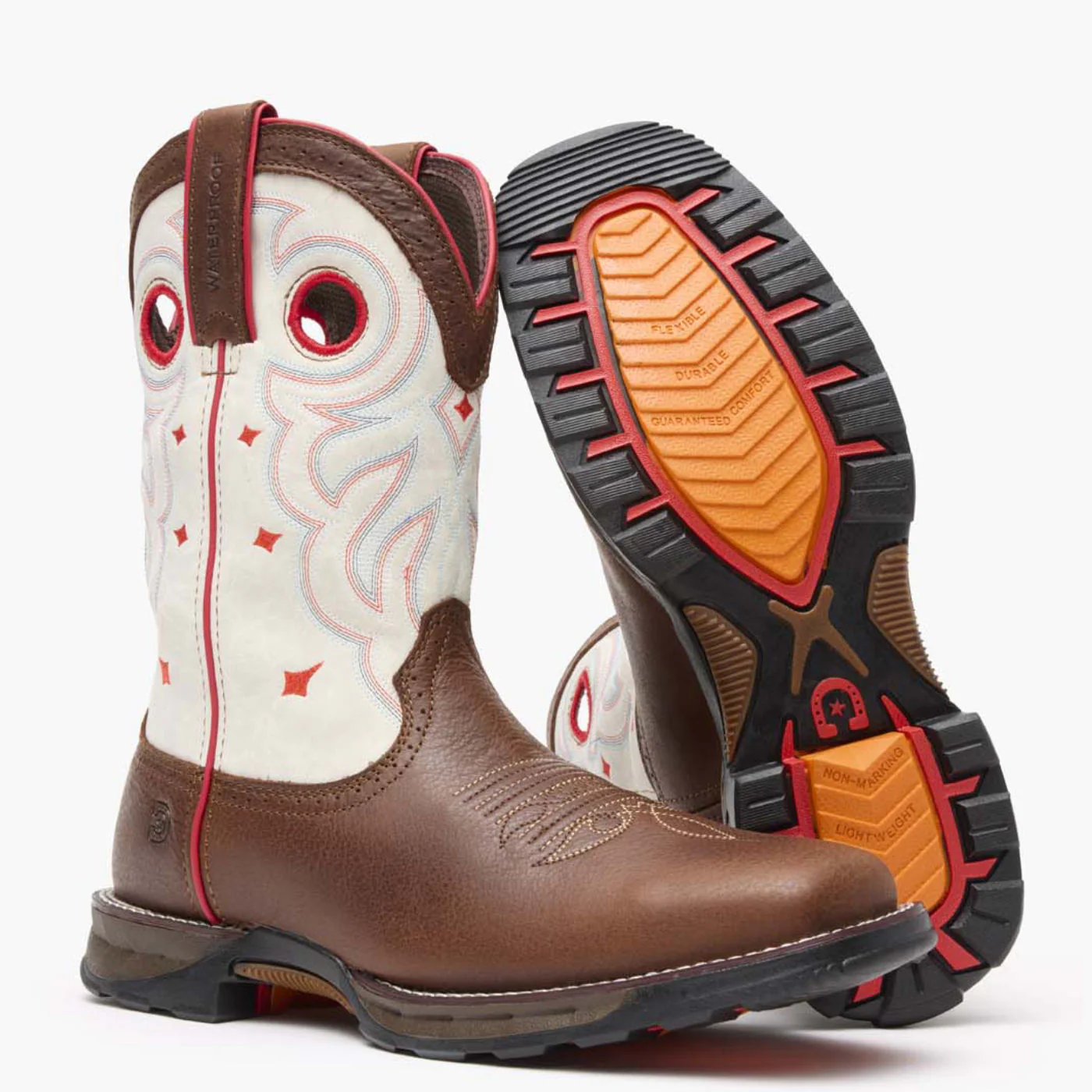 Durango® Maverick Women's Steel Toe Waterproof Western Work Boot - Image 2