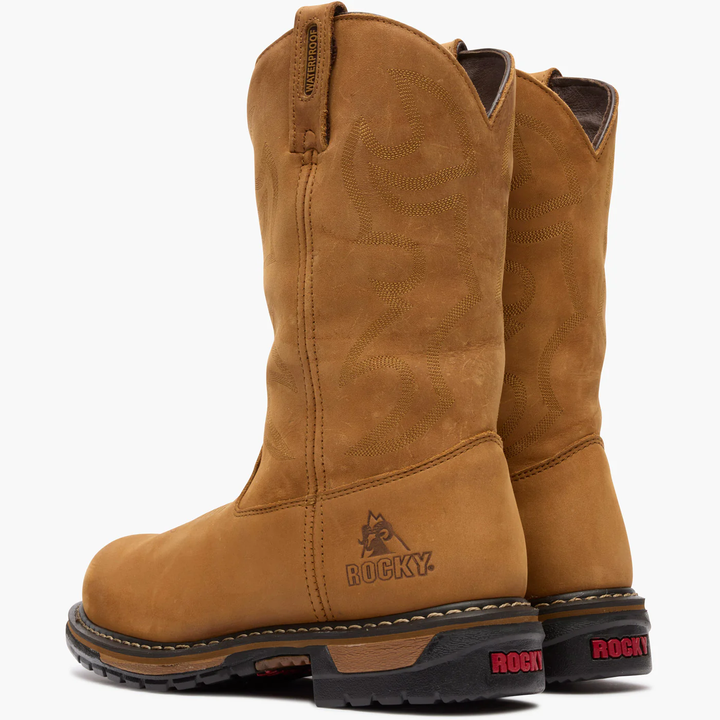 Rocky Original Ride Branson Steel Toe Waterproof Western Boots - Image 4