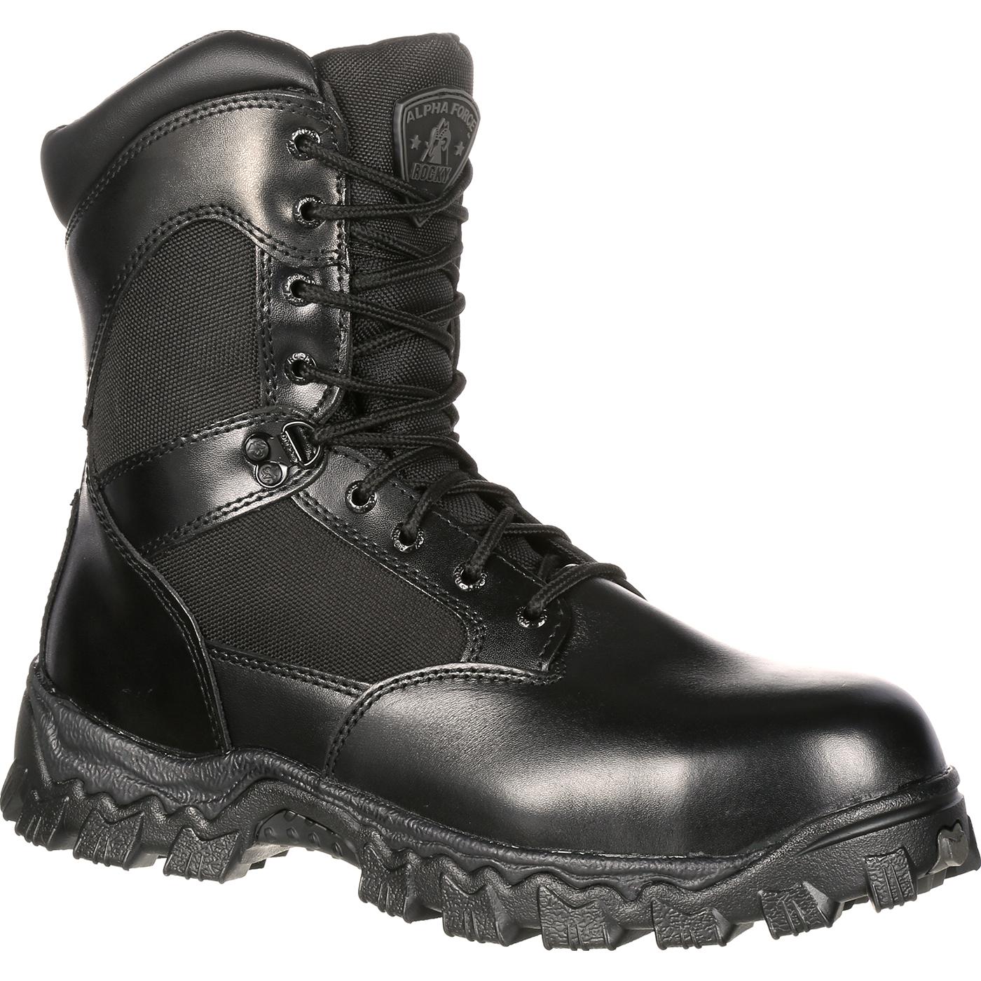 Rocky AlphaForce Zipper Composite Toe Public Service Boot - Image 2