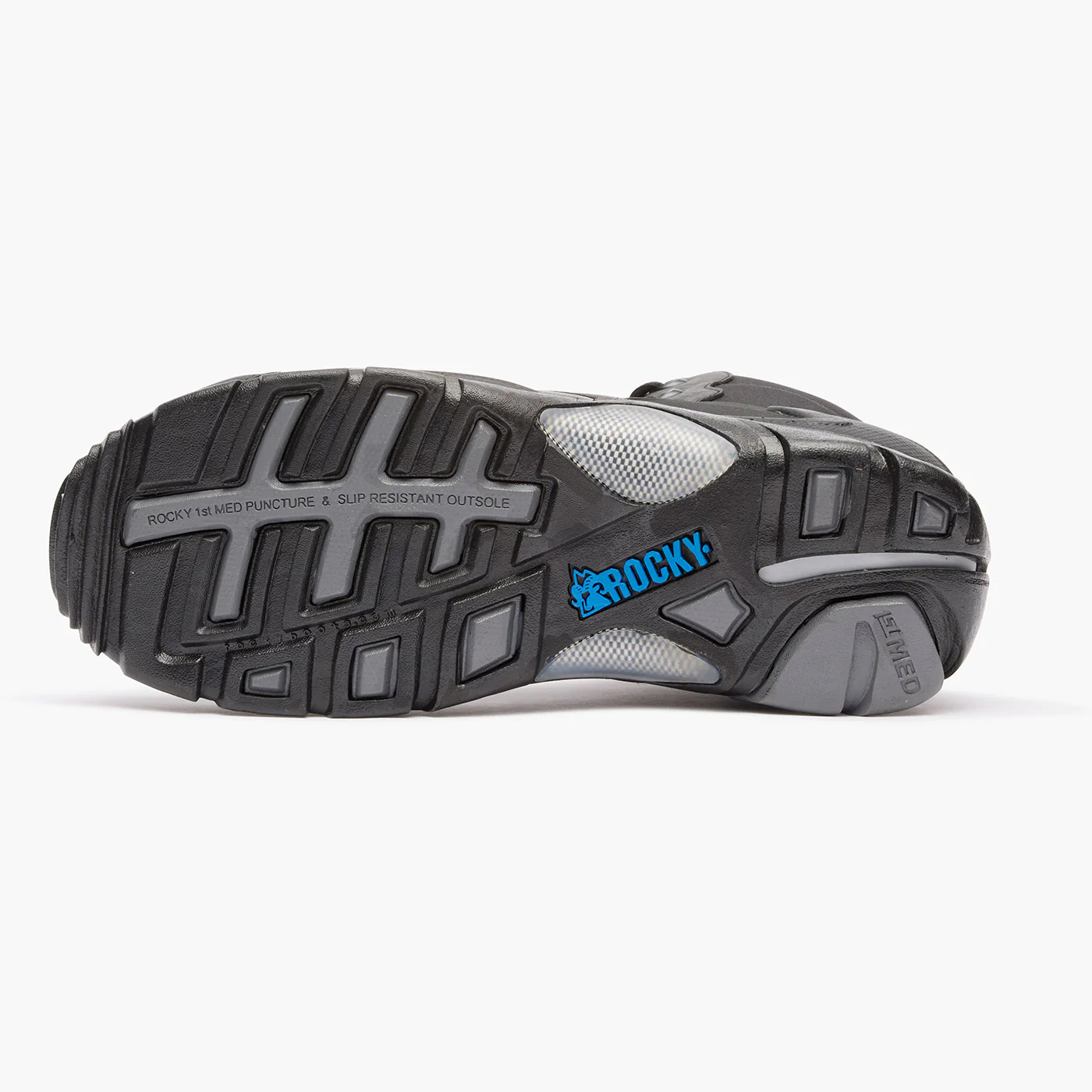 Rocky 1st Med Carbon Fiber Toe Puncture-Resistant Side-Zip Waterproof Public Service Boot - Image 6