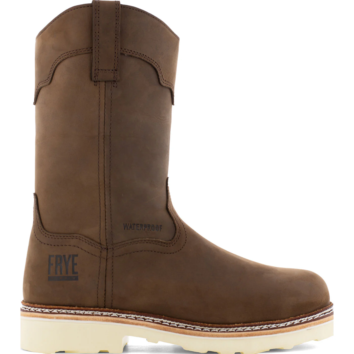 Frye Supply Men's 10-inch Steel Toe Electrical Hazard Waterproof Pull-On Work Boot - Image 3