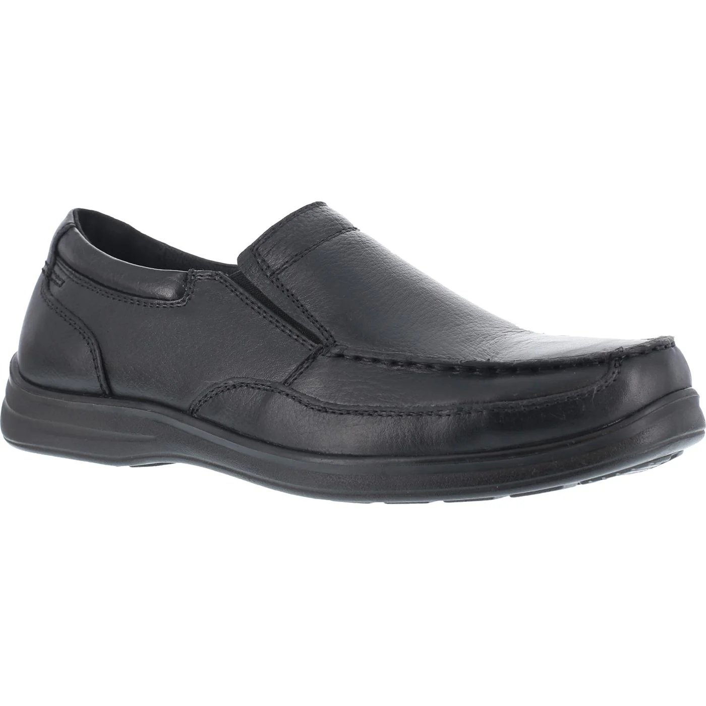 Florsheim Work Wily Steel Toe Static-Dissipative Work Slip-On Moc Toe Shoe