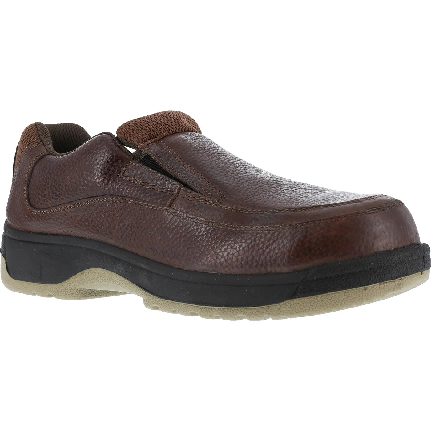 Florsheim Work Lucky Men's Composite Toe Static-Dissipative Slip-On Leather Work Shoes