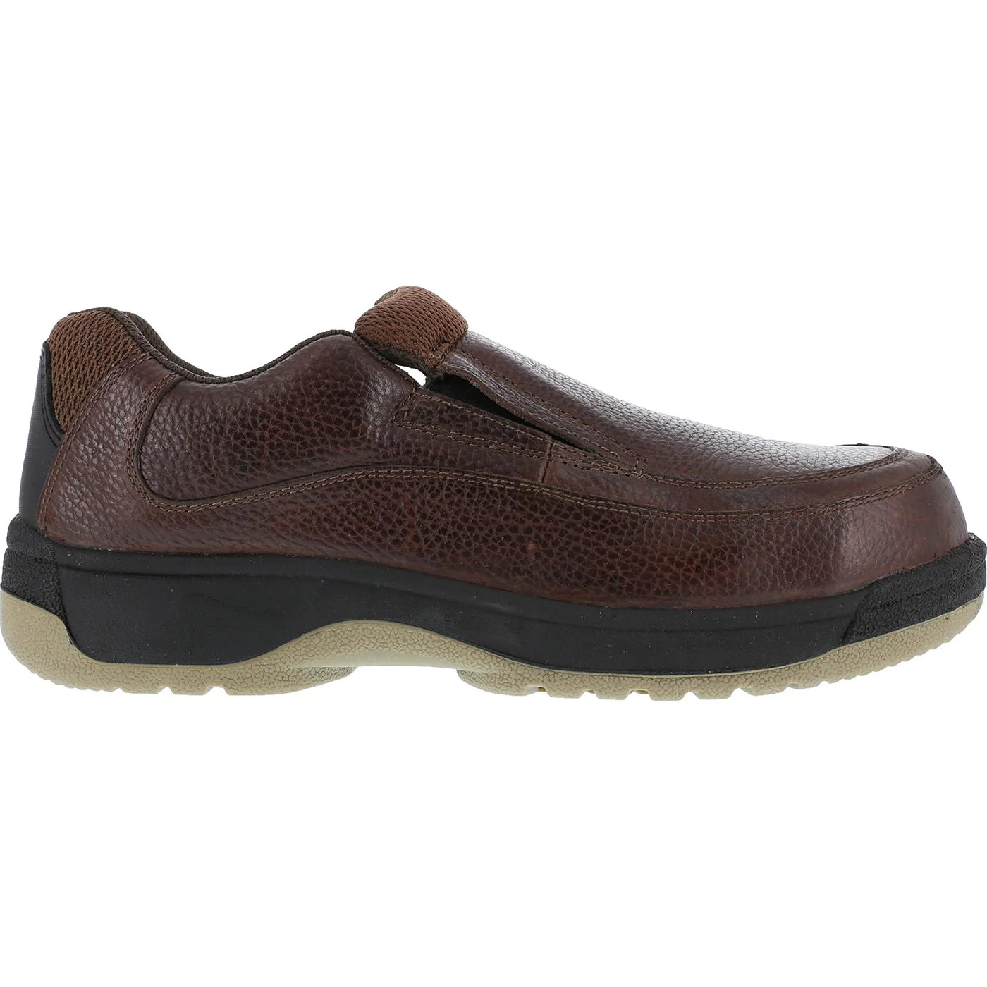 Florsheim Work Lucky Men's Composite Toe Static-Dissipative Slip-On Leather Work Shoes - Image 3