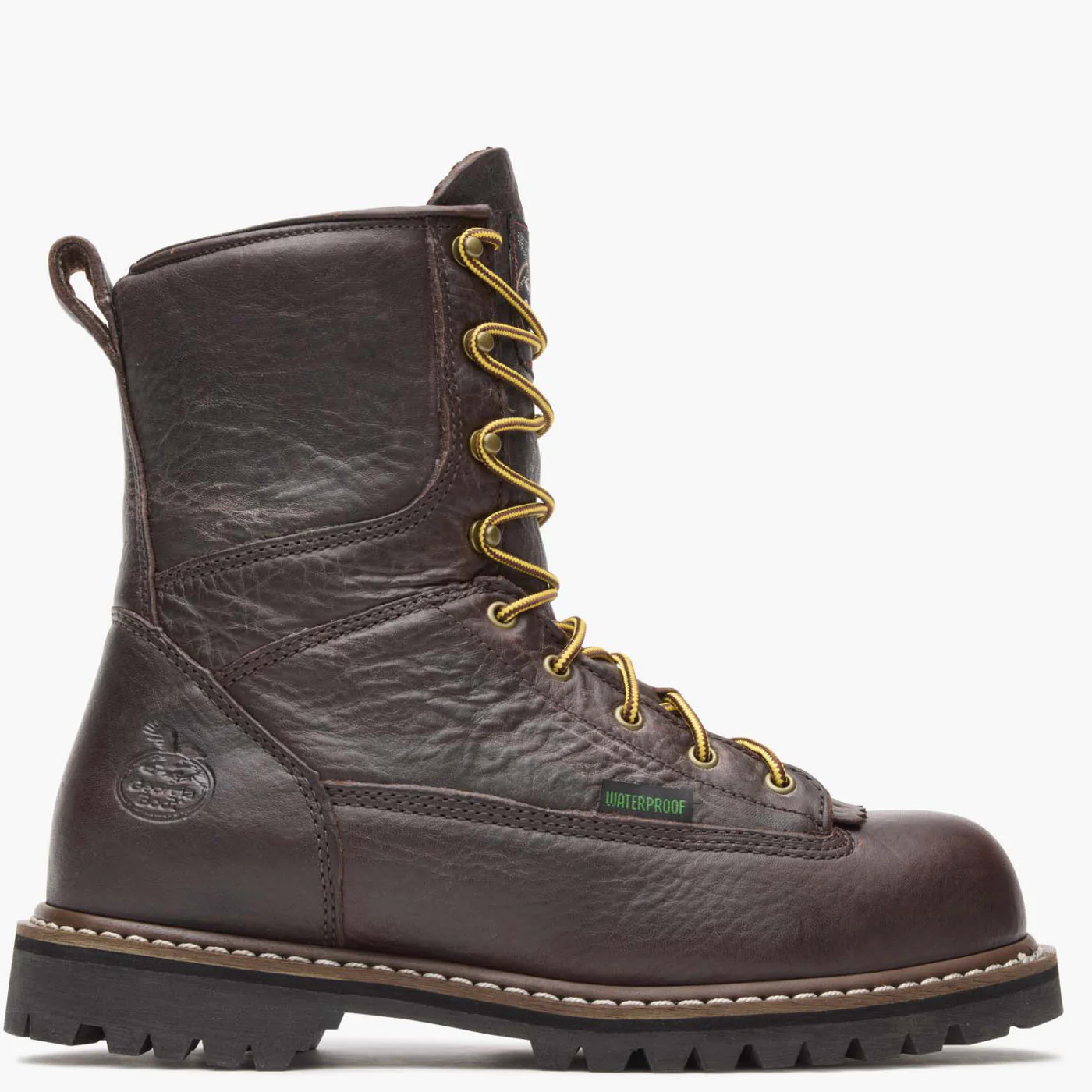 Georgia Boot Steel Toe Waterproof Lace-To-Toe Work Boot