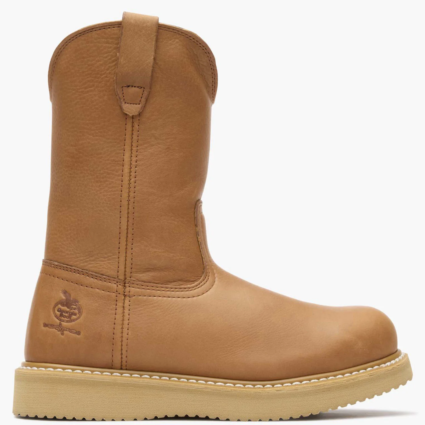 Georgia Boot Wedge Steel Toe Pull On Work Boot