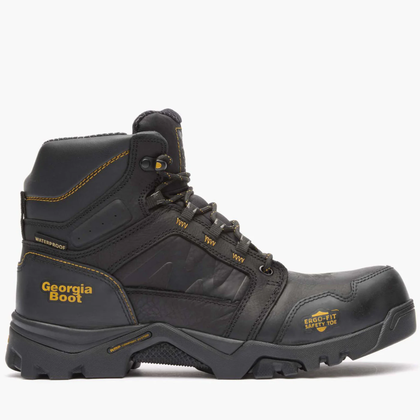Georgia Boot Amplitude Composite Toe Waterproof Black Work Boot