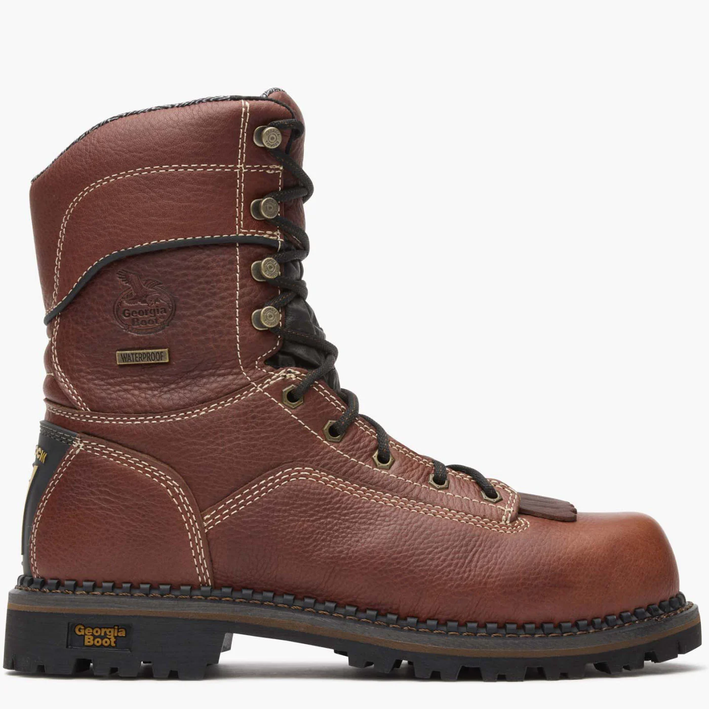 Georgia Boot AMP LT Logger Composite Toe Low Heel Waterproof Work Boot