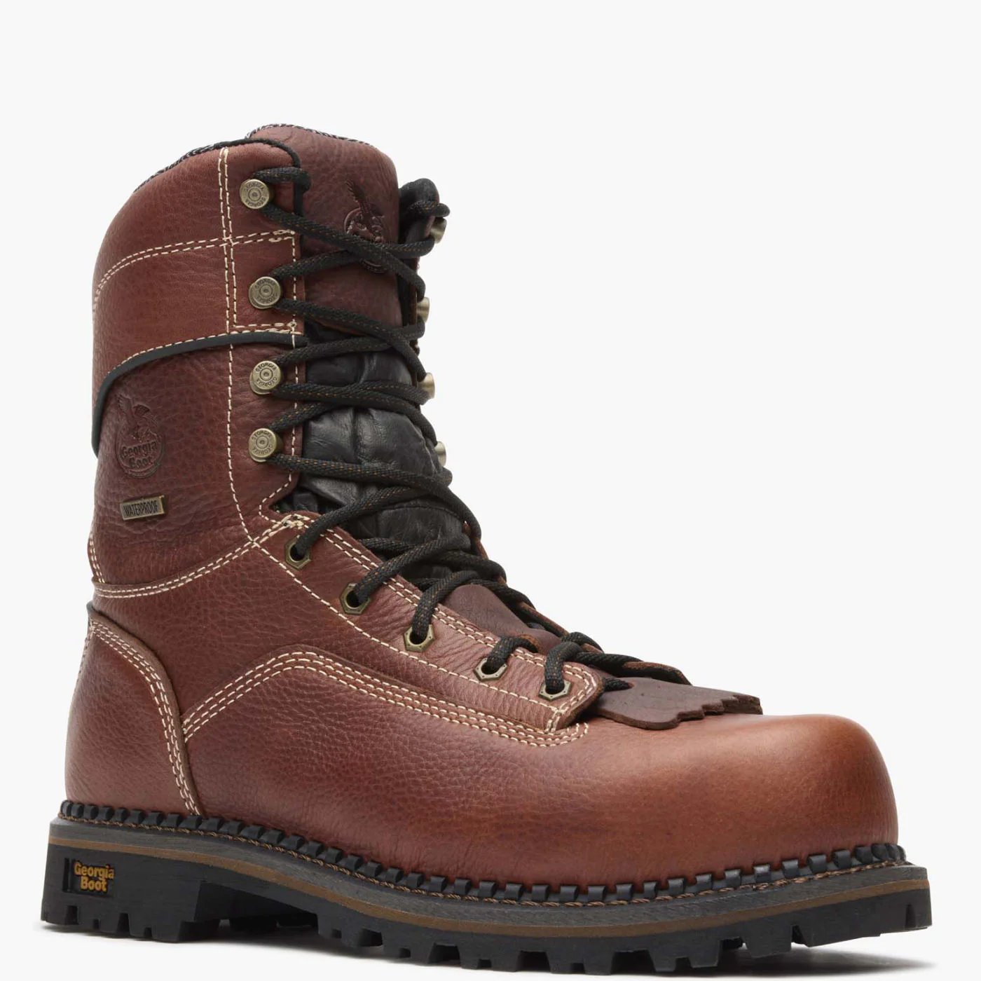 Georgia Boot AMP LT Logger Composite Toe Low Heel Waterproof Work Boot - Image 2