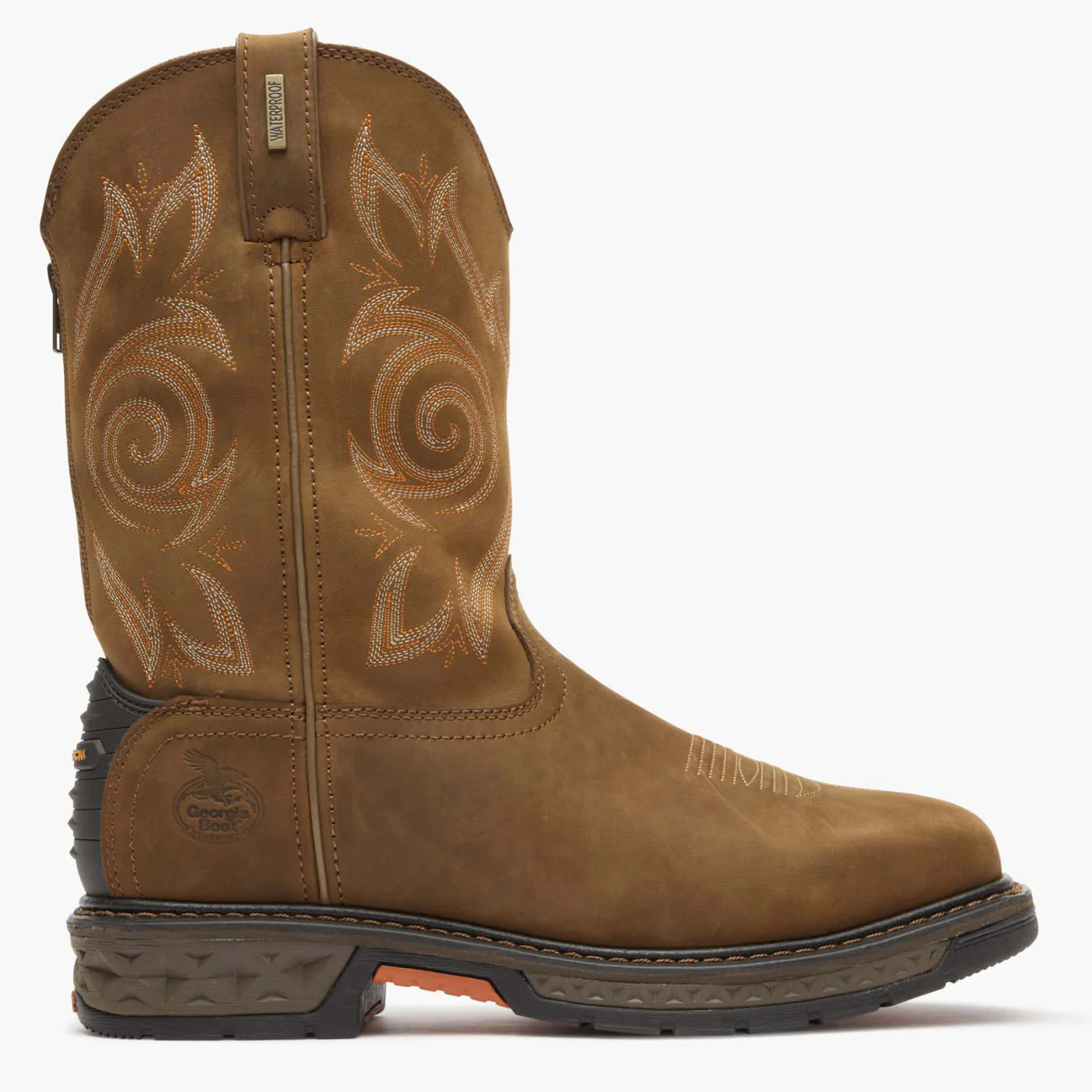 Georgia Boot Carbo-Tec LT Steel Toe Waterproof Pull On Work Boot