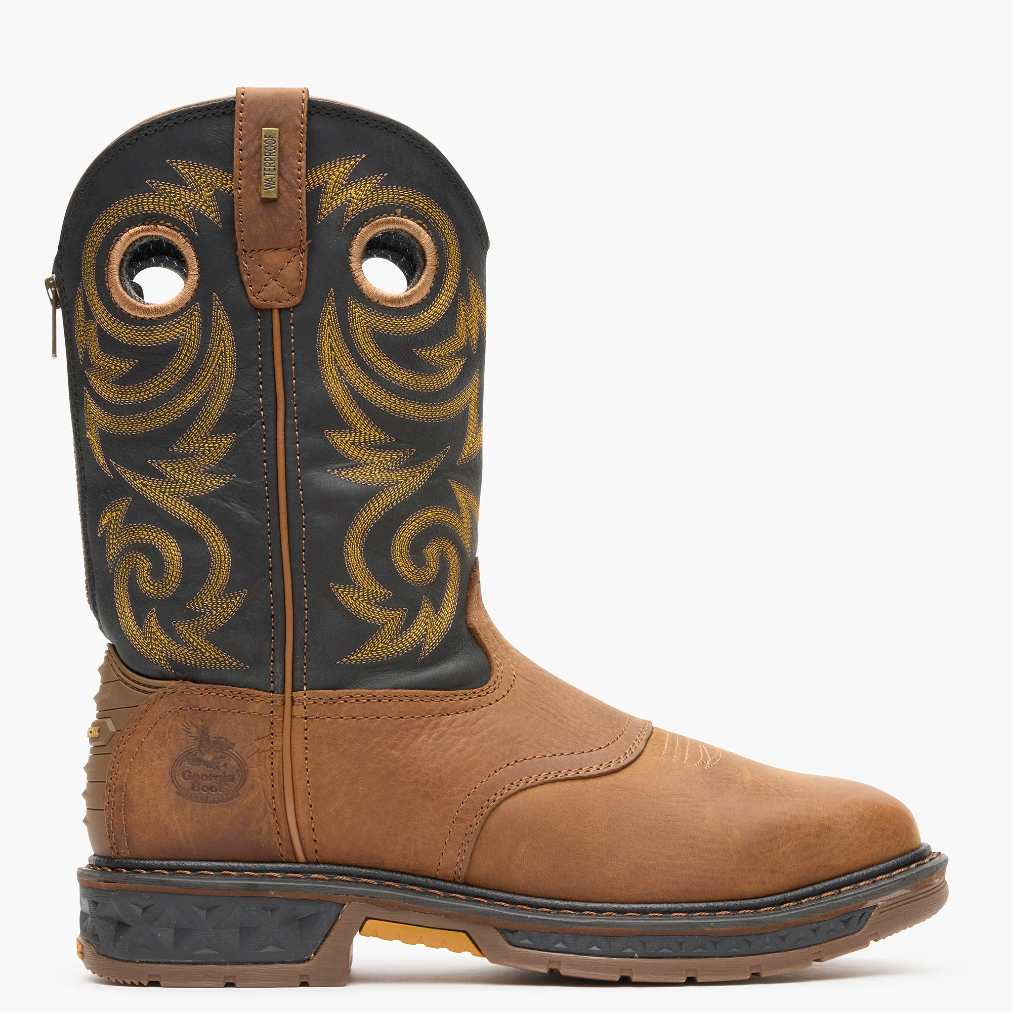 Georgia Boot Carbo-Tec LT Steel Toe Waterproof Pull On Work Boot