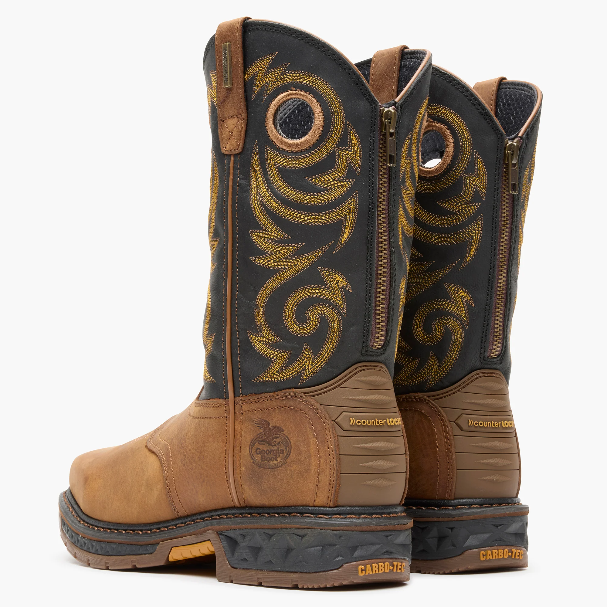 Georgia Boot Carbo-Tec LT Steel Toe Waterproof Pull On Work Boot - Image 7