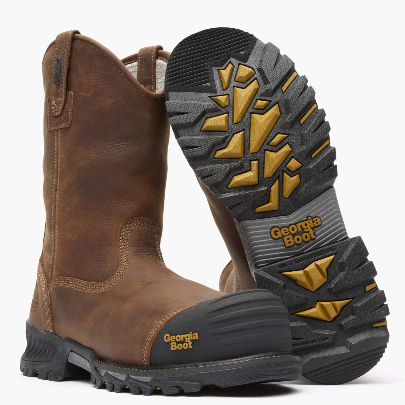 Georgia Boot Rumbler Composite Toe Waterproof Pull-on Work Boot - Image 4
