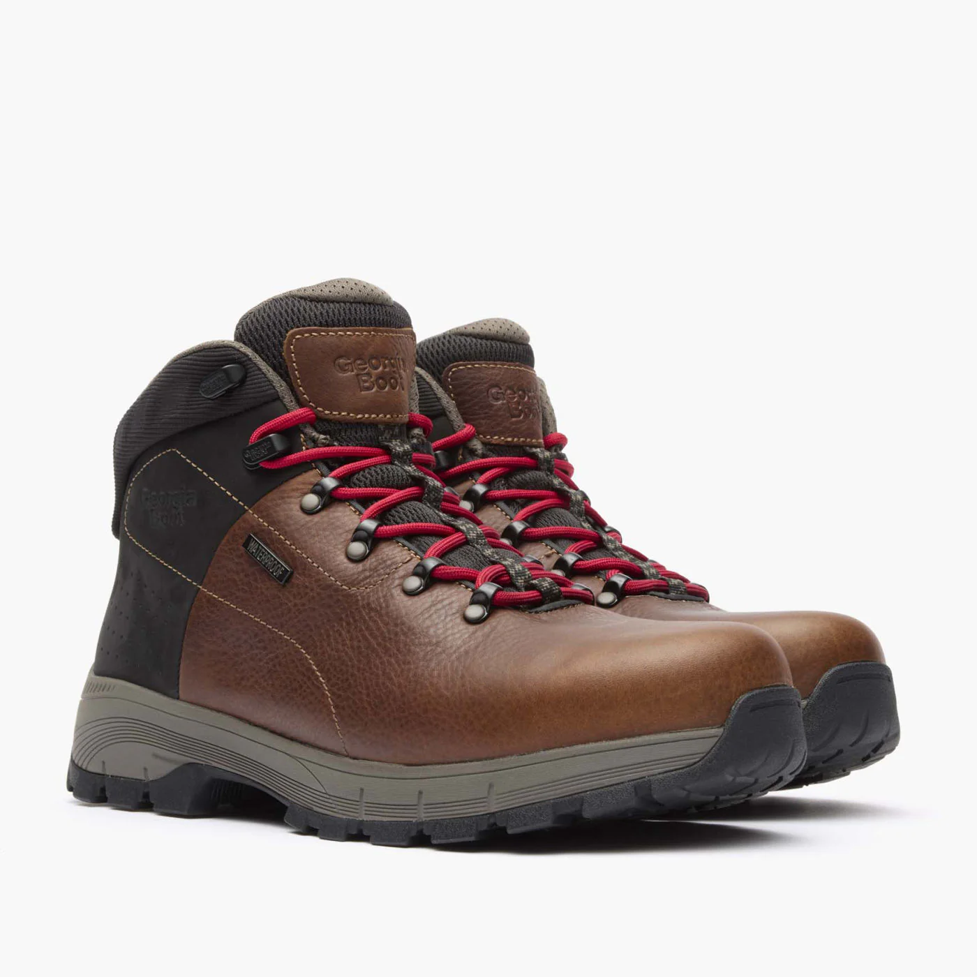 Georgia Boot Eagle Trail Alloy Toe Waterproof Hiker in Brown/Black - Image 5