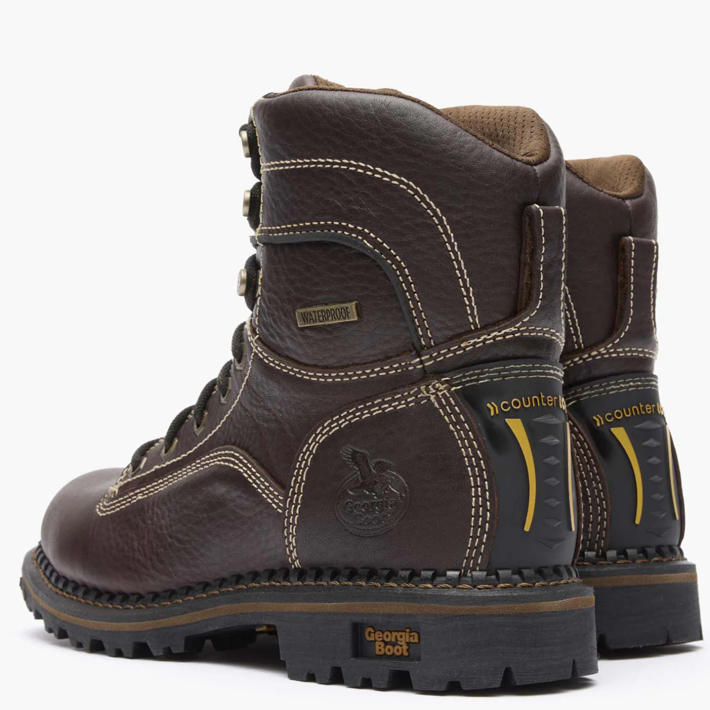 Georgia Boot AMP LT Logger Women's Alloy Toe Waterproof Low Heel Logger Boot - Image 12