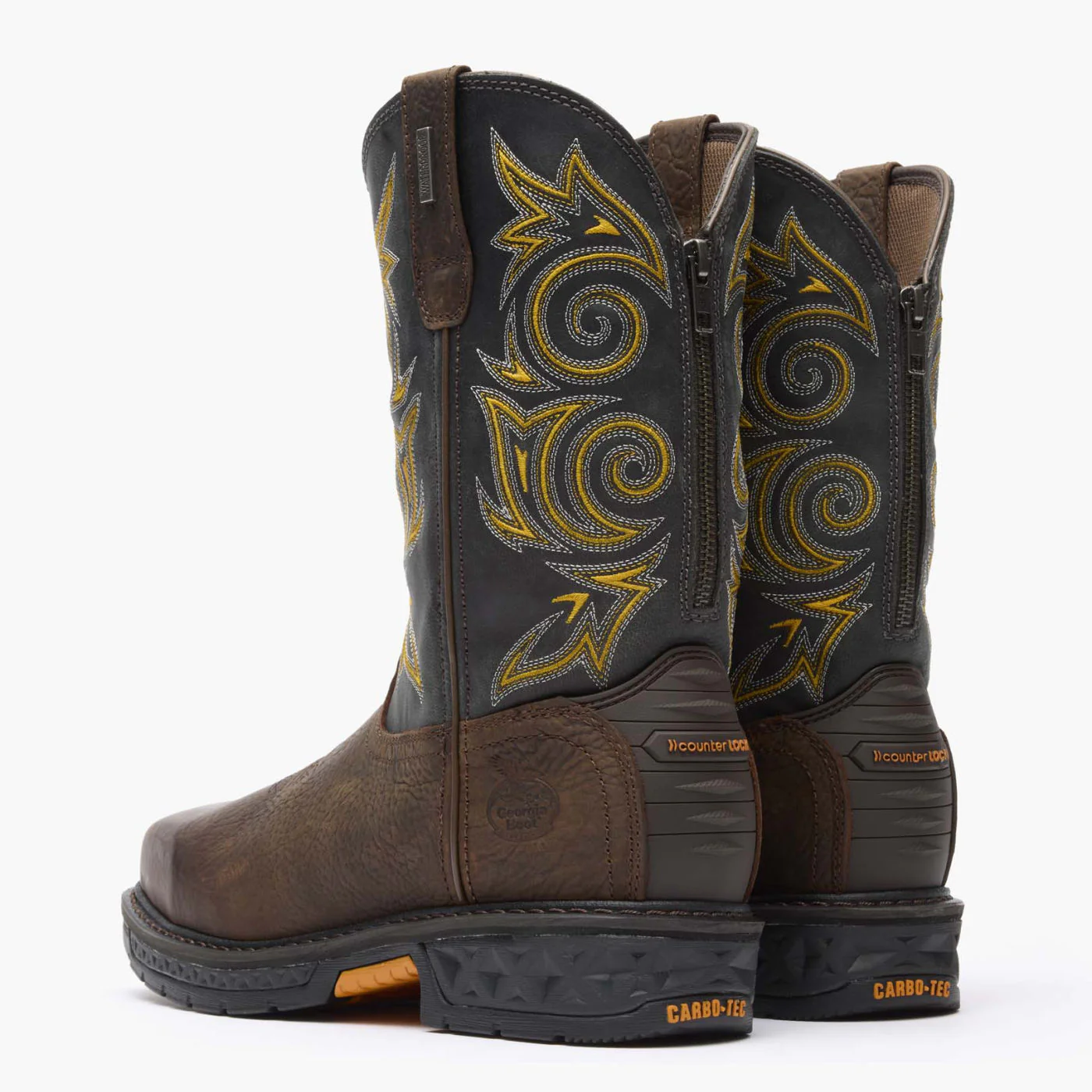 Georgia Boot Carbo-Tec LT Steel Toe Waterproof Pull-On Work Boot - Image 6