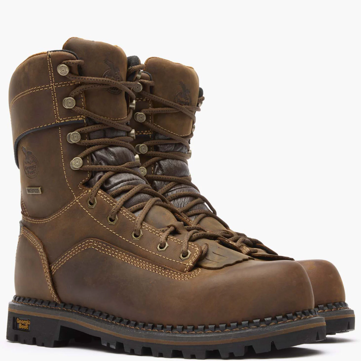 Georgia Boot AMP LT Low Heel Logger Composite Toe Waterproof Work Boot - Image 5