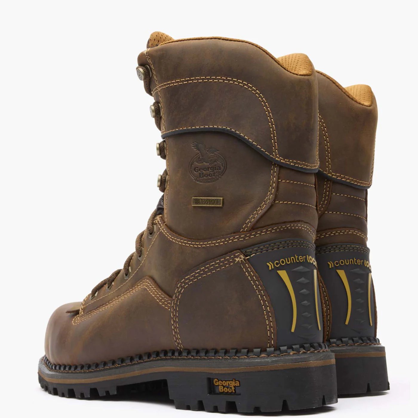 Georgia Boot AMP LT Low Heel Logger Composite Toe Waterproof Work Boot - Image 6