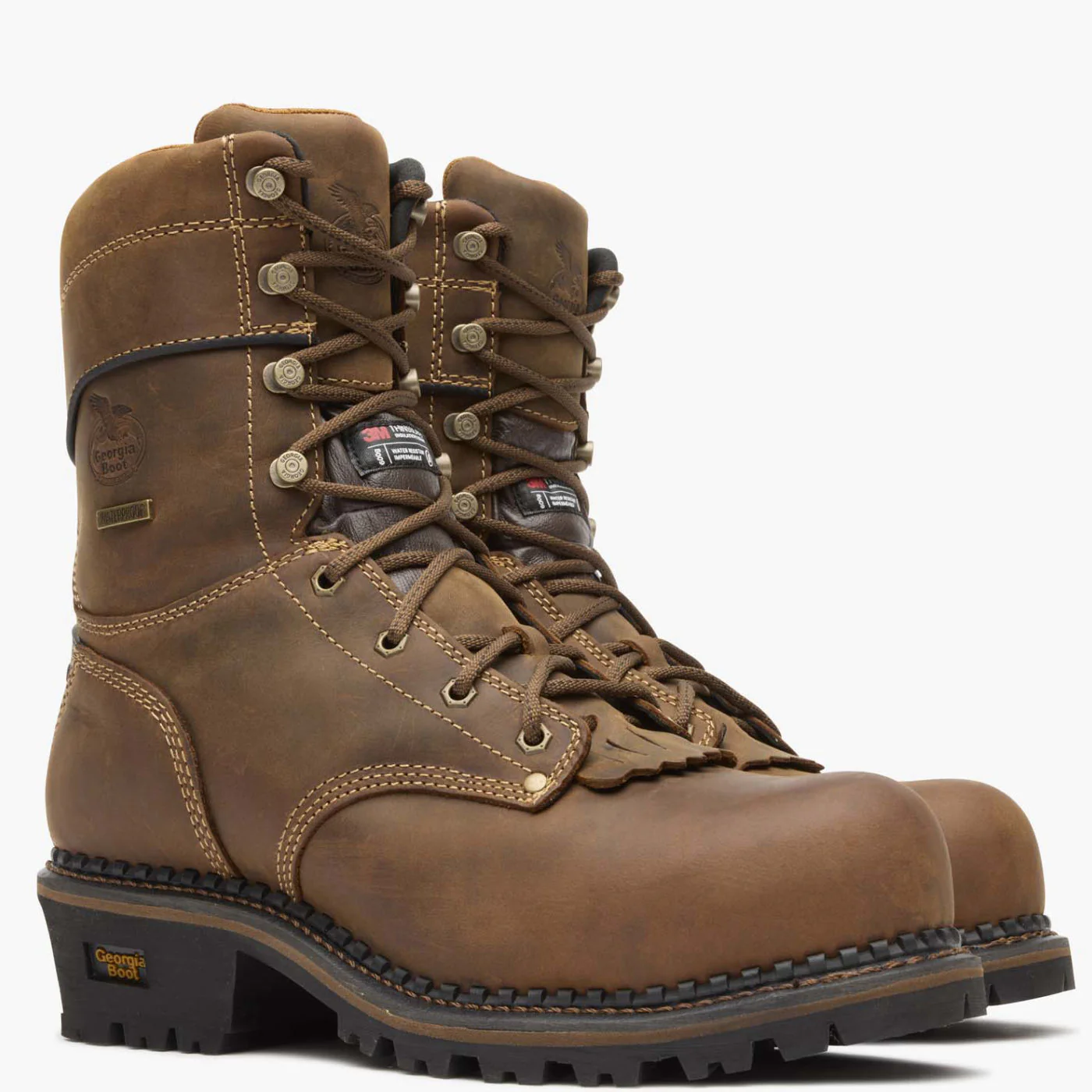 Georgia Boot AMP LT Logger Composite Toe Insulated Waterproof Work Boot - Image 5