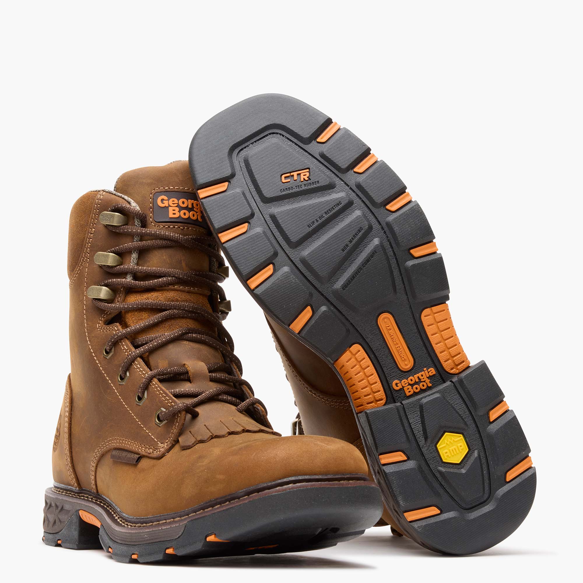 Georgia Boot Men's Carbo-Tec FLX Alloy Toe Waterproof Lacer Work Boot - Image 11