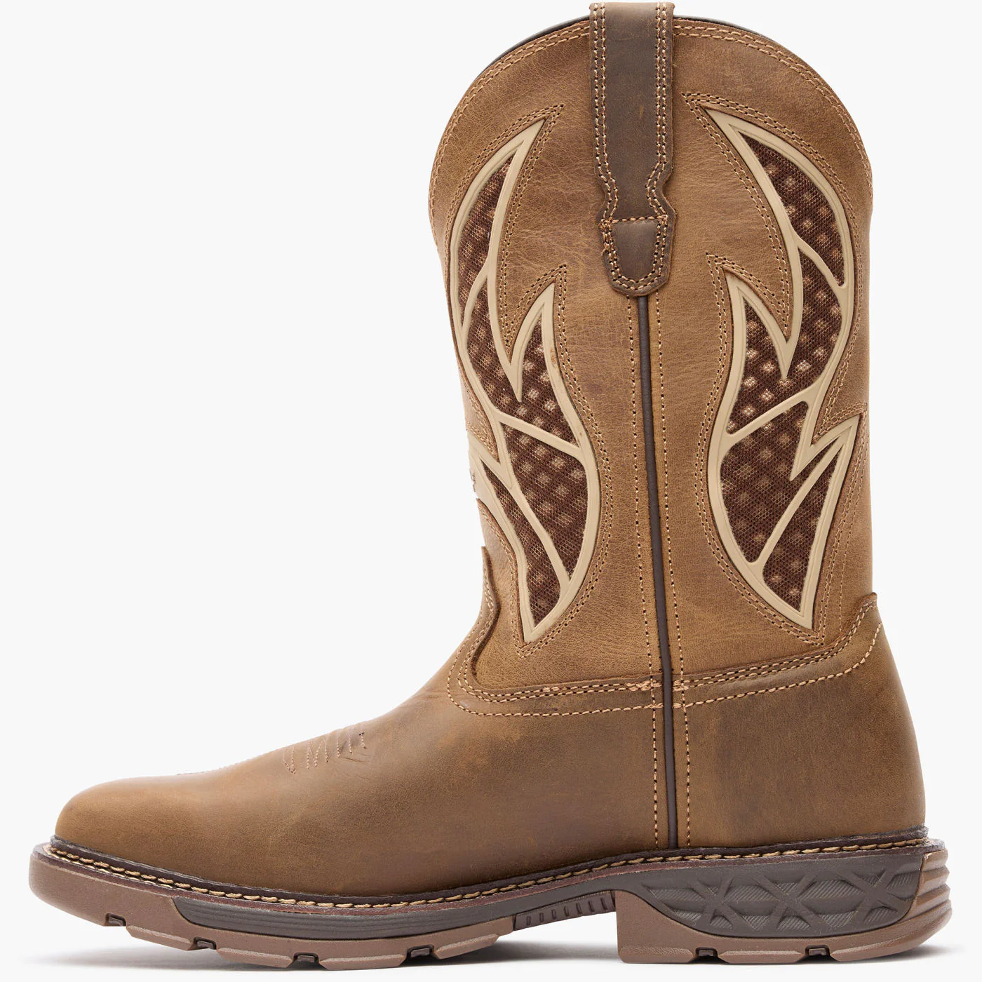 Georgia Boot Carbo-Tec FLX Alloy Toe Pull-on with InsulKul™ Work Boot in Brown/Tan - Image 3
