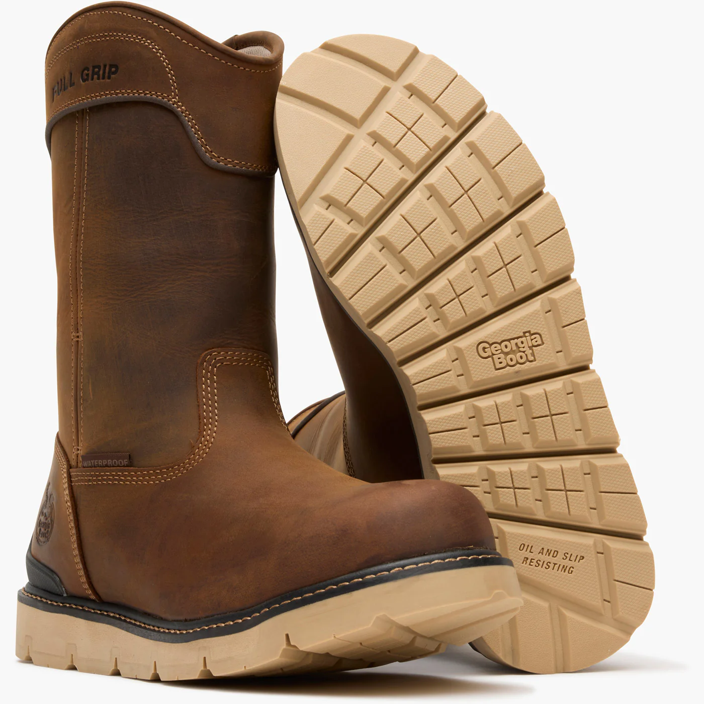 Georgia Boot Carbon Flex Wedge 11" Pull On Waterproof Carbon Toe Work Boot - Image 4