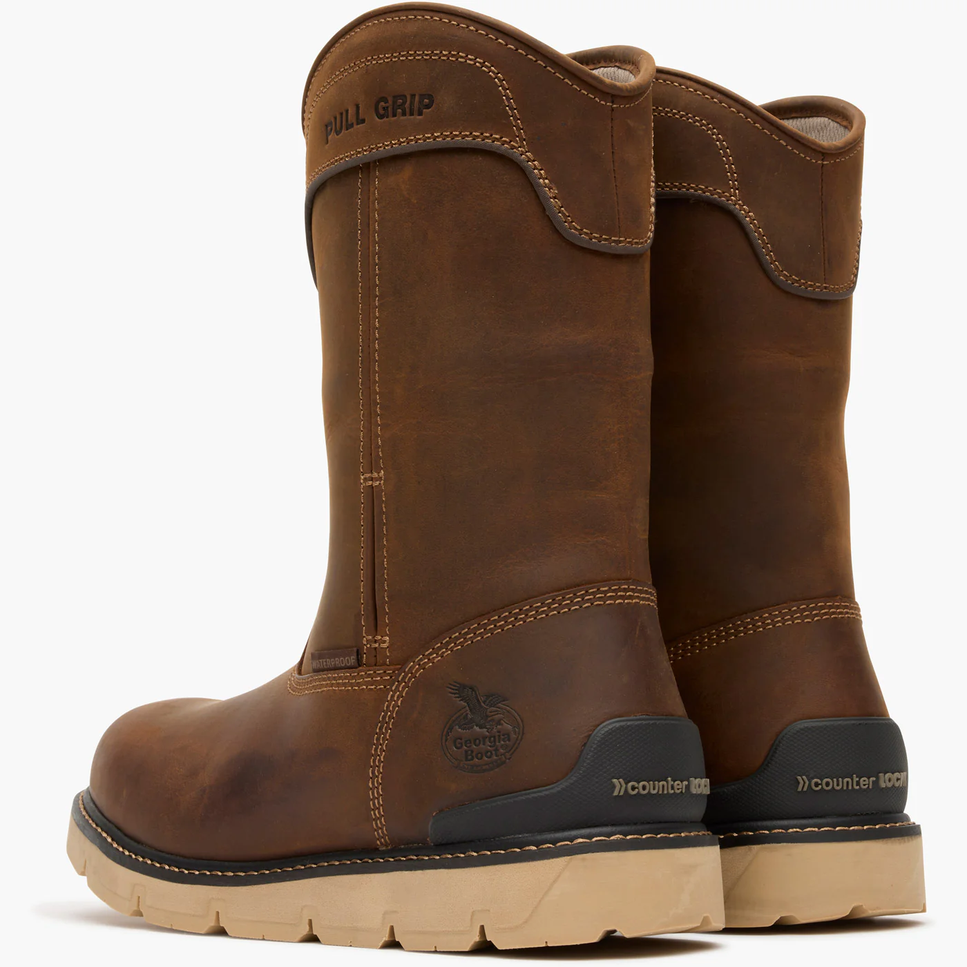 Georgia Boot Carbon Flex Wedge 11" Pull On Waterproof Carbon Toe Work Boot - Image 6