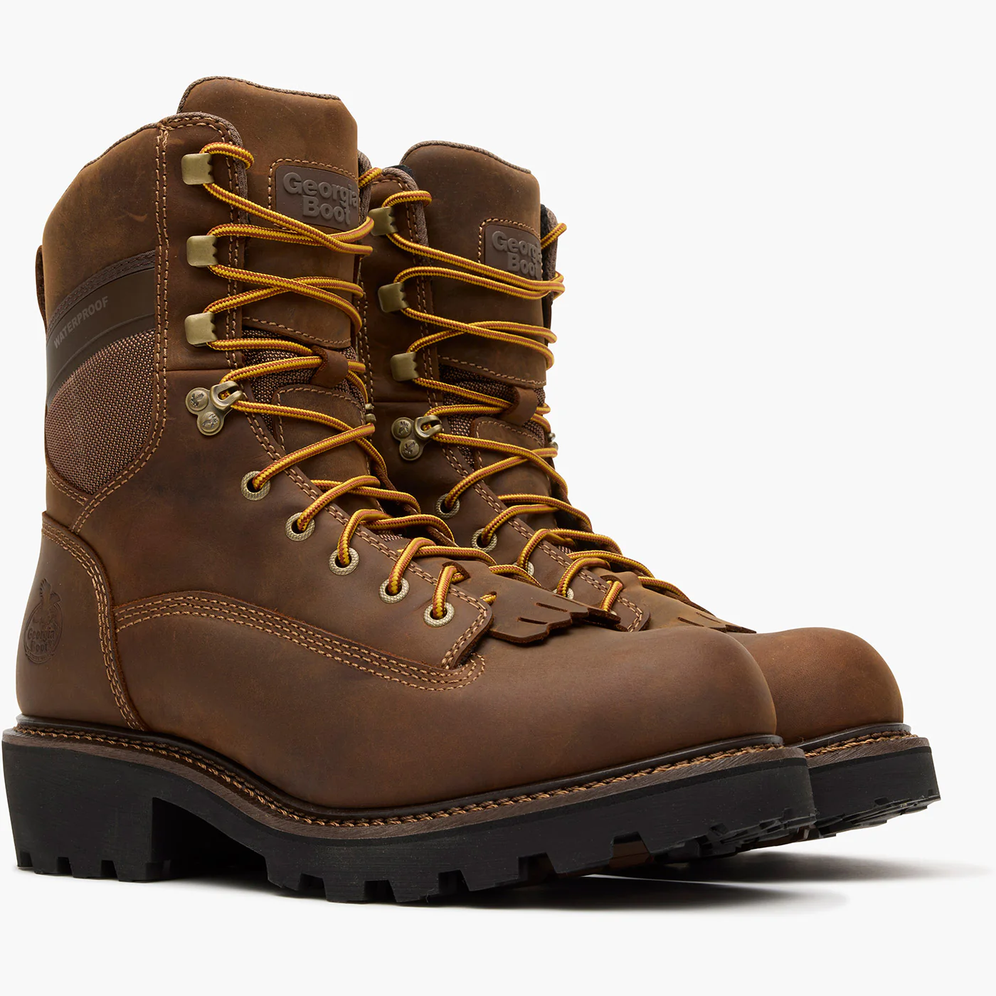 Georgia Boot Core 37 9" Scalloped Heel Waterproof Composite Toe Logger Work Boot - Image 5