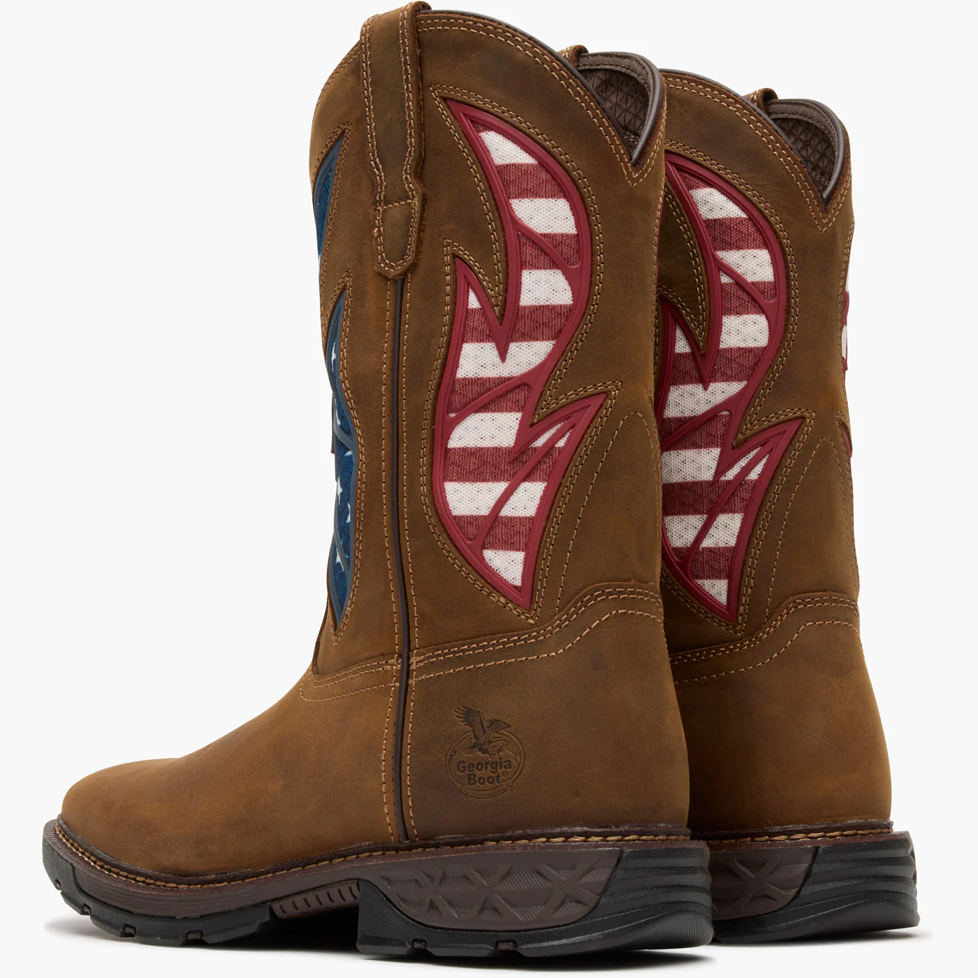 Georgia Boot Carbo-Tec FLX 11" Patriotic Alloy Toe Pull-On Work Boot - Image 5