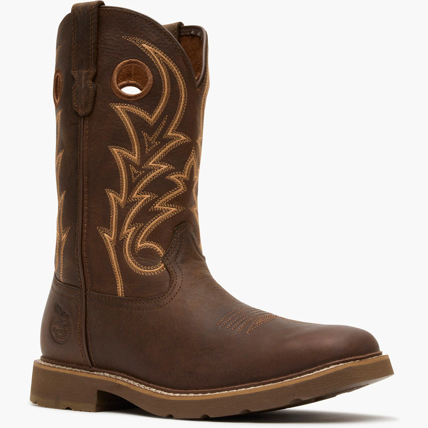 Georgia Boot Core 37 11" Steel Toe Western Pull-On Work Boot - Image 2