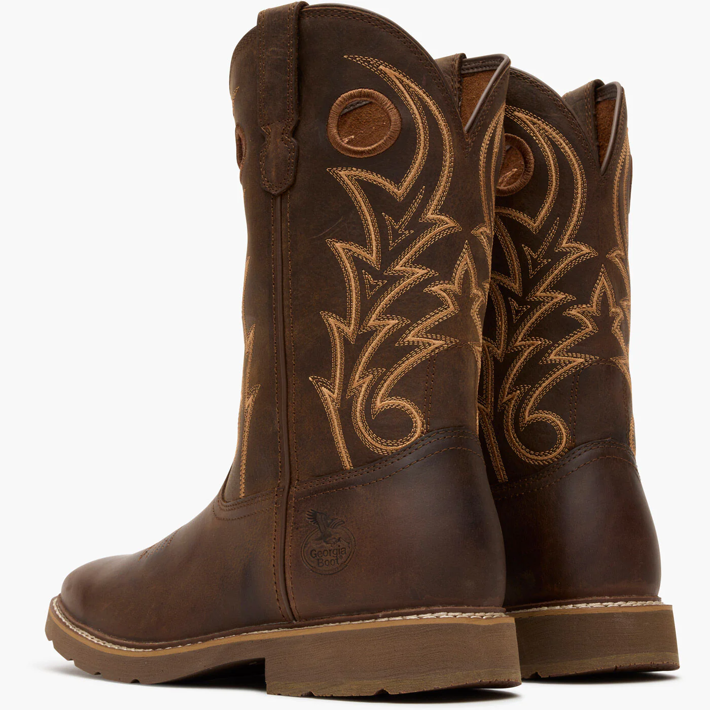 Georgia Boot Core 37 11" Steel Toe Western Pull-On Work Boot - Image 6