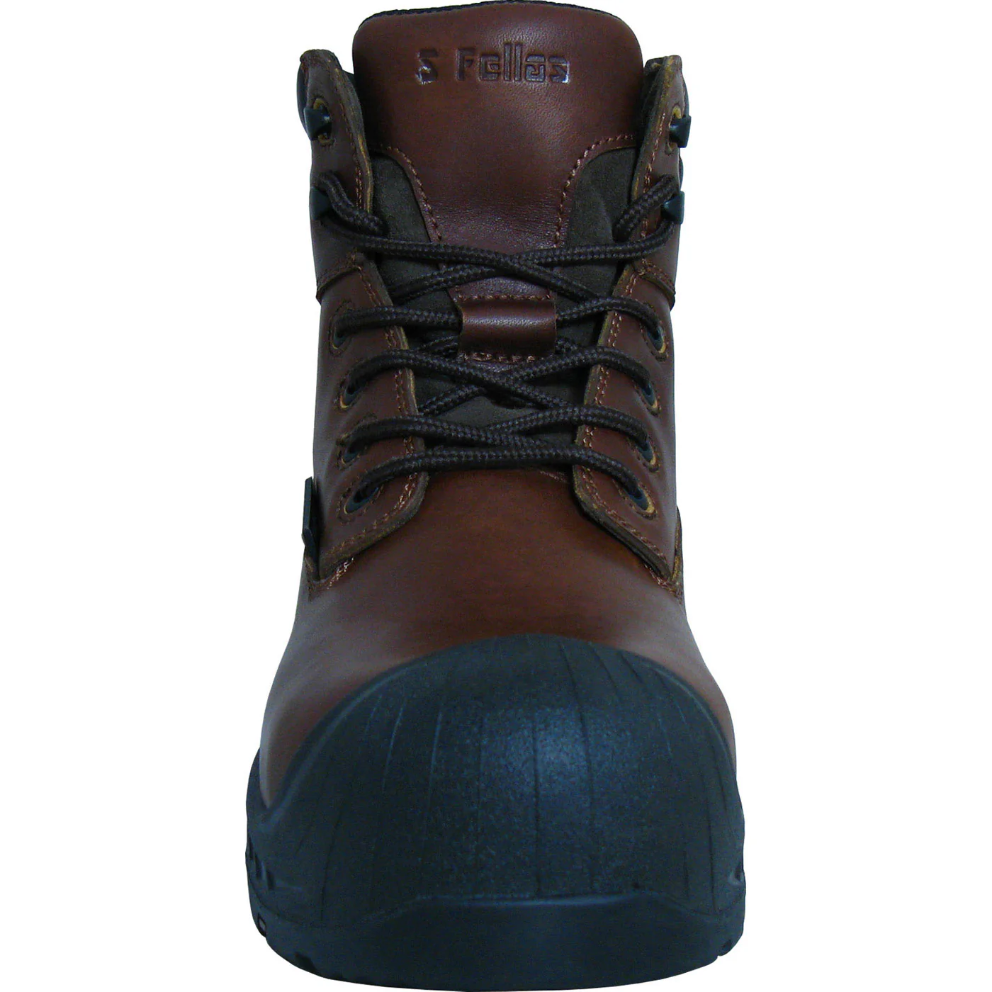 S Fellas by Genuine Grip Vulcan Men's 6 inch Composite Toe Puncture Resistant Waterproof Brown Leather Work Hiker - Image 4