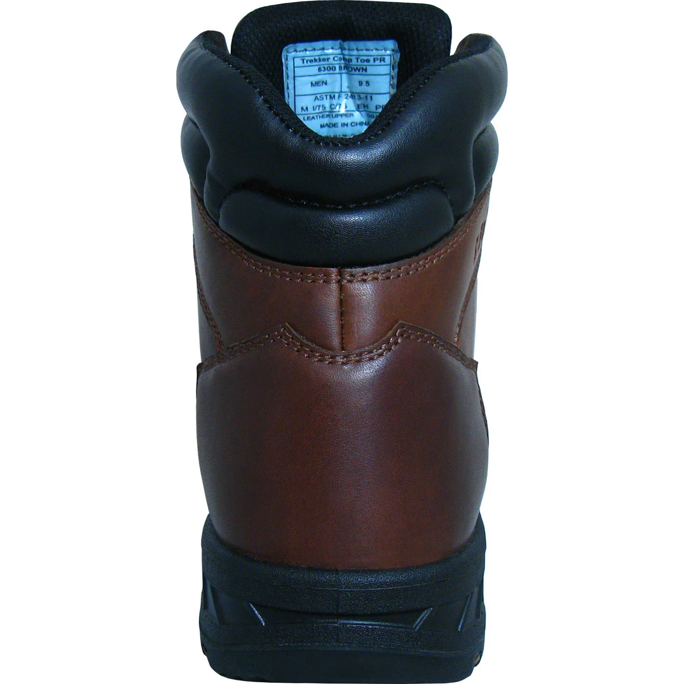 S Fellas by Genuine Grip Vulcan Men's 6 inch Composite Toe Puncture Resistant Waterproof Brown Leather Work Hiker - Image 5