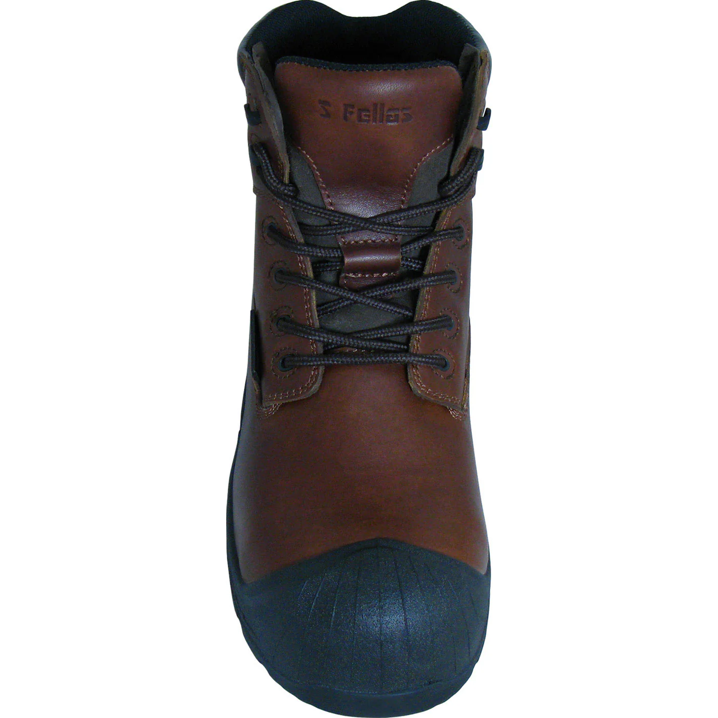 S Fellas by Genuine Grip Vulcan Men's 6 inch Composite Toe Puncture Resistant Waterproof Brown Leather Work Hiker - Image 7