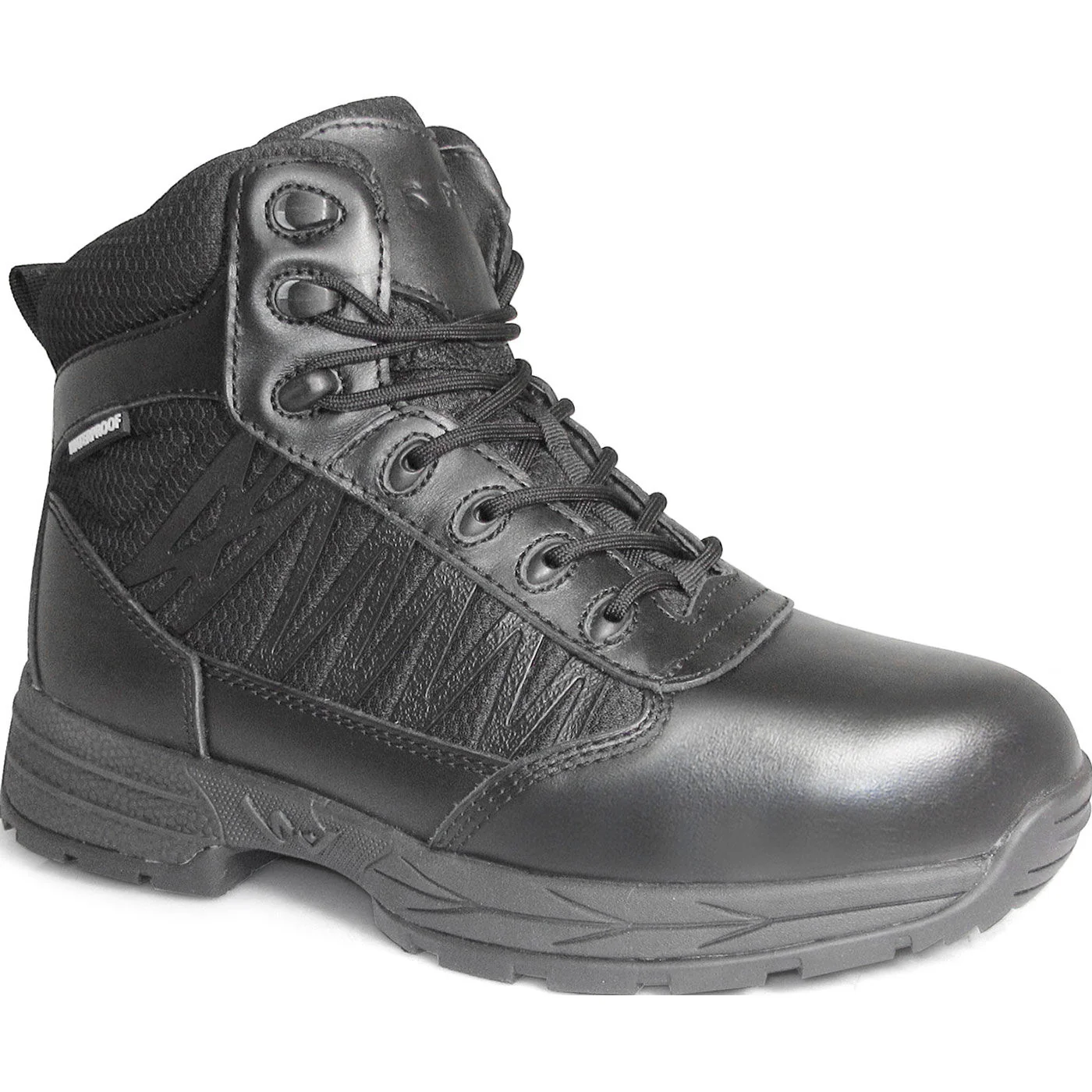 Genuine Grip Guardian Women's 6-inch Carbon Nano Toe Puncture-Resisting Waterproof Zipper Work Boot