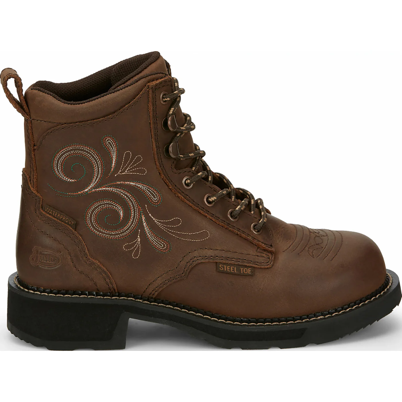 Justin Work Women's Steel Toe Waterproof Work Boot - Image 3