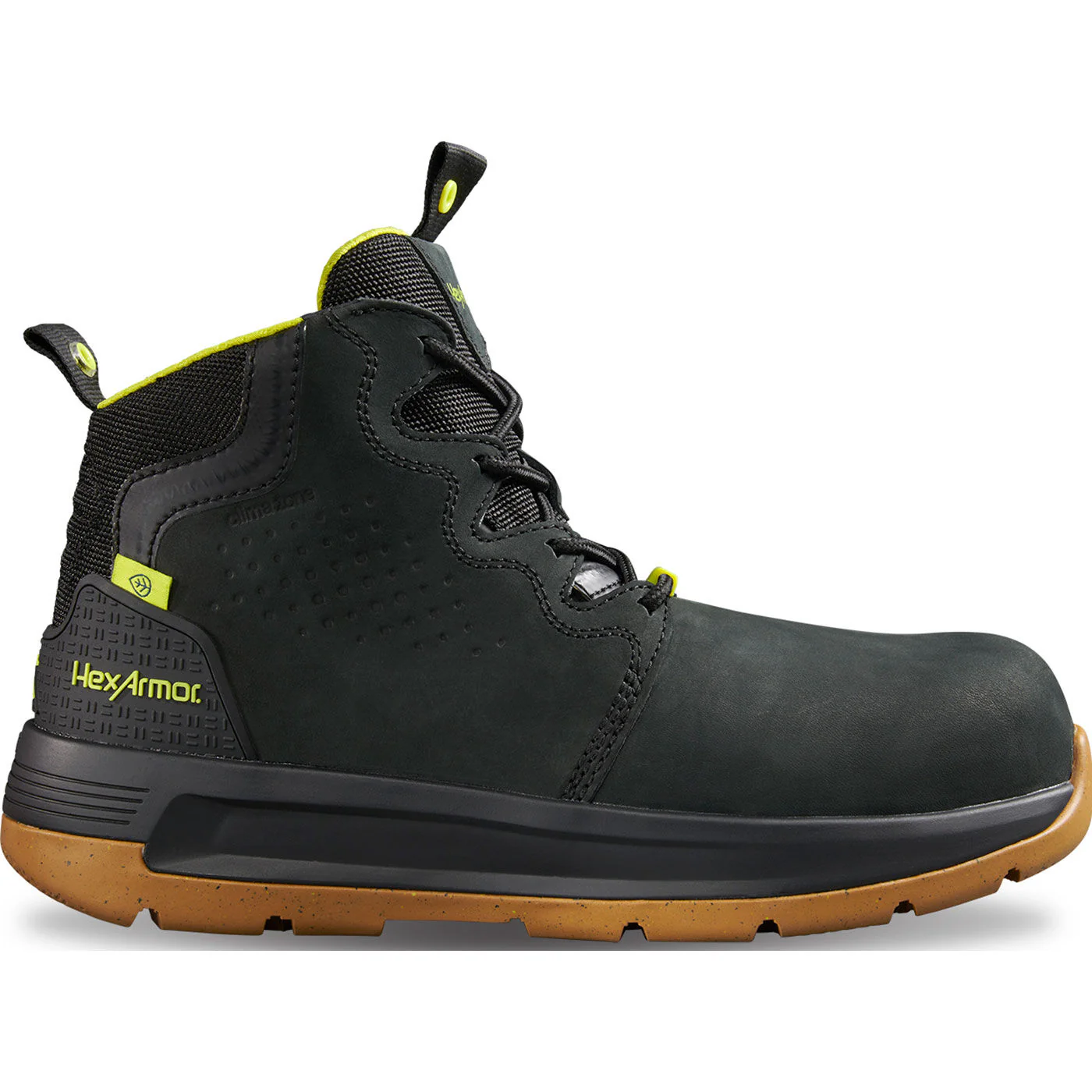HexArmor Xtend Men's 6-inch Composite Toe Electrical Hazard Side Zip Work Boot - Image 3
