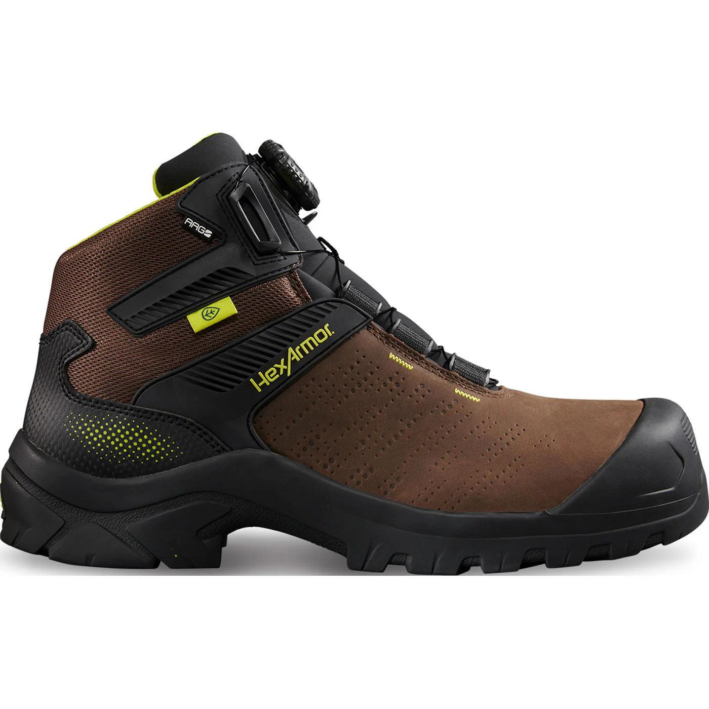 HexArmor Xbase BOA Men's 6-inch Composite Toe Electrical Hazard Work Boot - Image 3