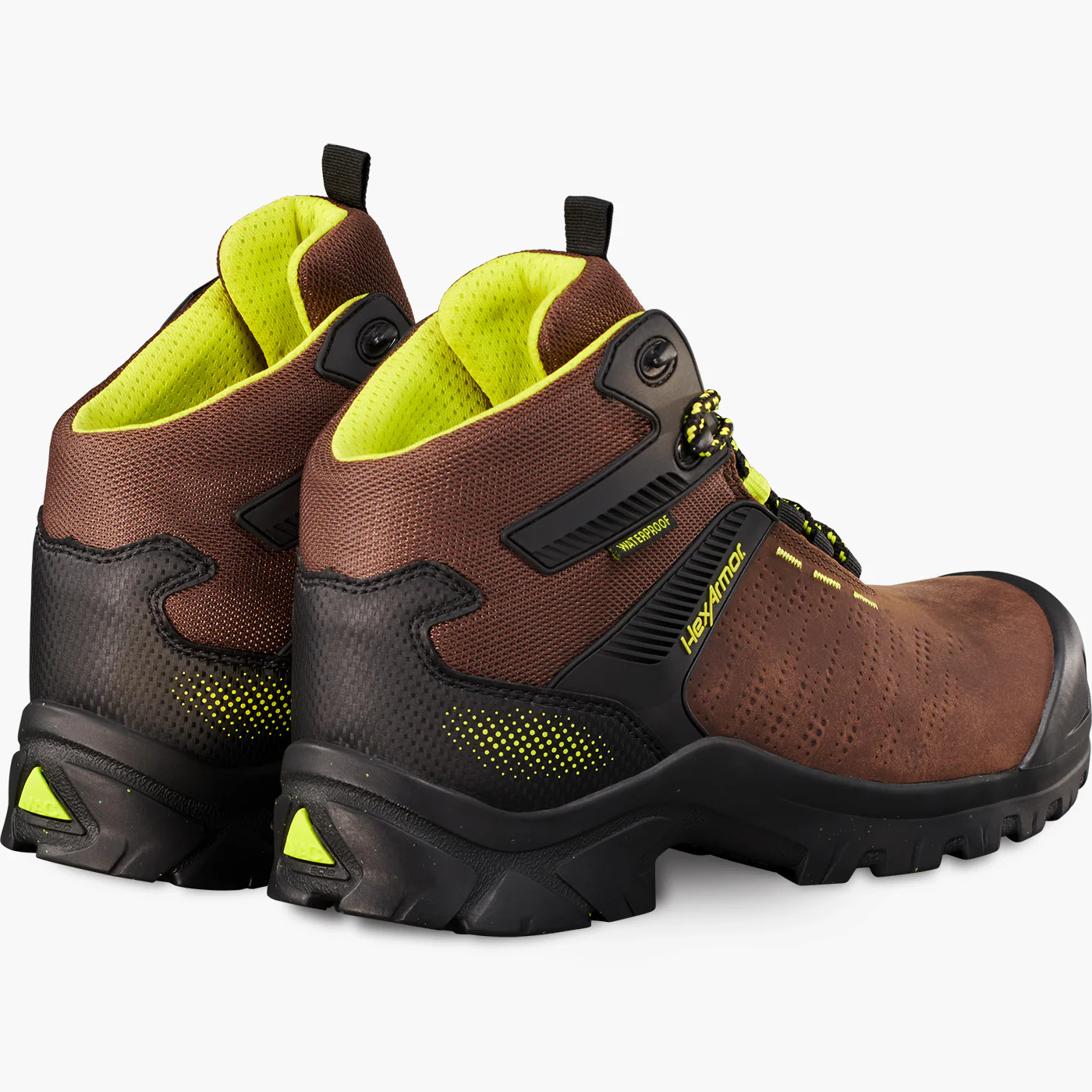 HexArmor Xbase Men's 6-inch Composite Toe Electrical Hazard Waterproof Work Boot - Image 4