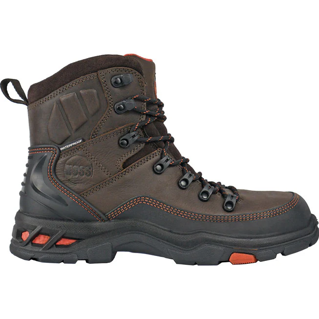 HOSS Traverse Men's Composite Toe Electrical Hazard Puncture-Resisting Waterproof Leather Work Boot - Image 3