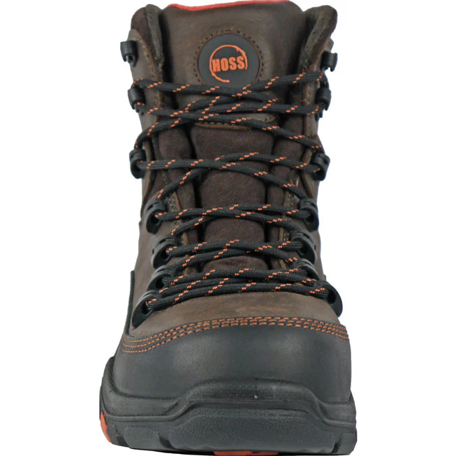 HOSS Traverse Men's Composite Toe Electrical Hazard Puncture-Resisting Waterproof Leather Work Boot - Image 4