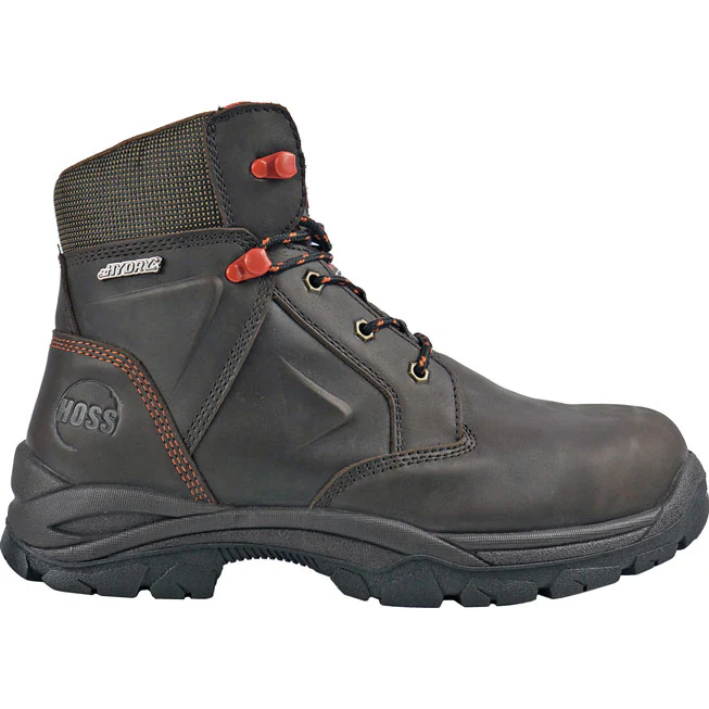 HOSS Hudson Men's 400G Insulated Composite Toe Electrical Hazard Puncture-Resisting Waterproof Leather Work Boot - Image 3