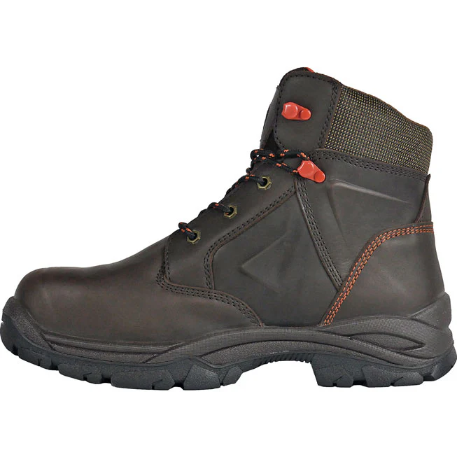 HOSS Hudson Men's 400G Insulated Composite Toe Electrical Hazard Puncture-Resisting Waterproof Leather Work Boot - Image 4