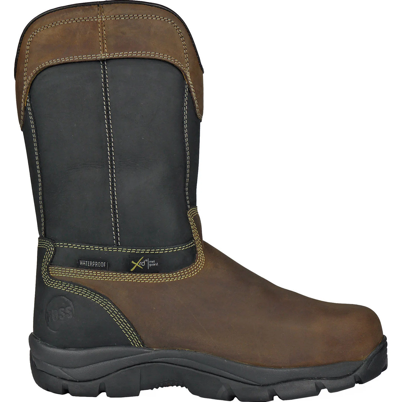 HOSS Slag Men's Internal Metatarsal Composite Toe Puncture-Resisting Waterproof Pull-On Work Boot - Image 3