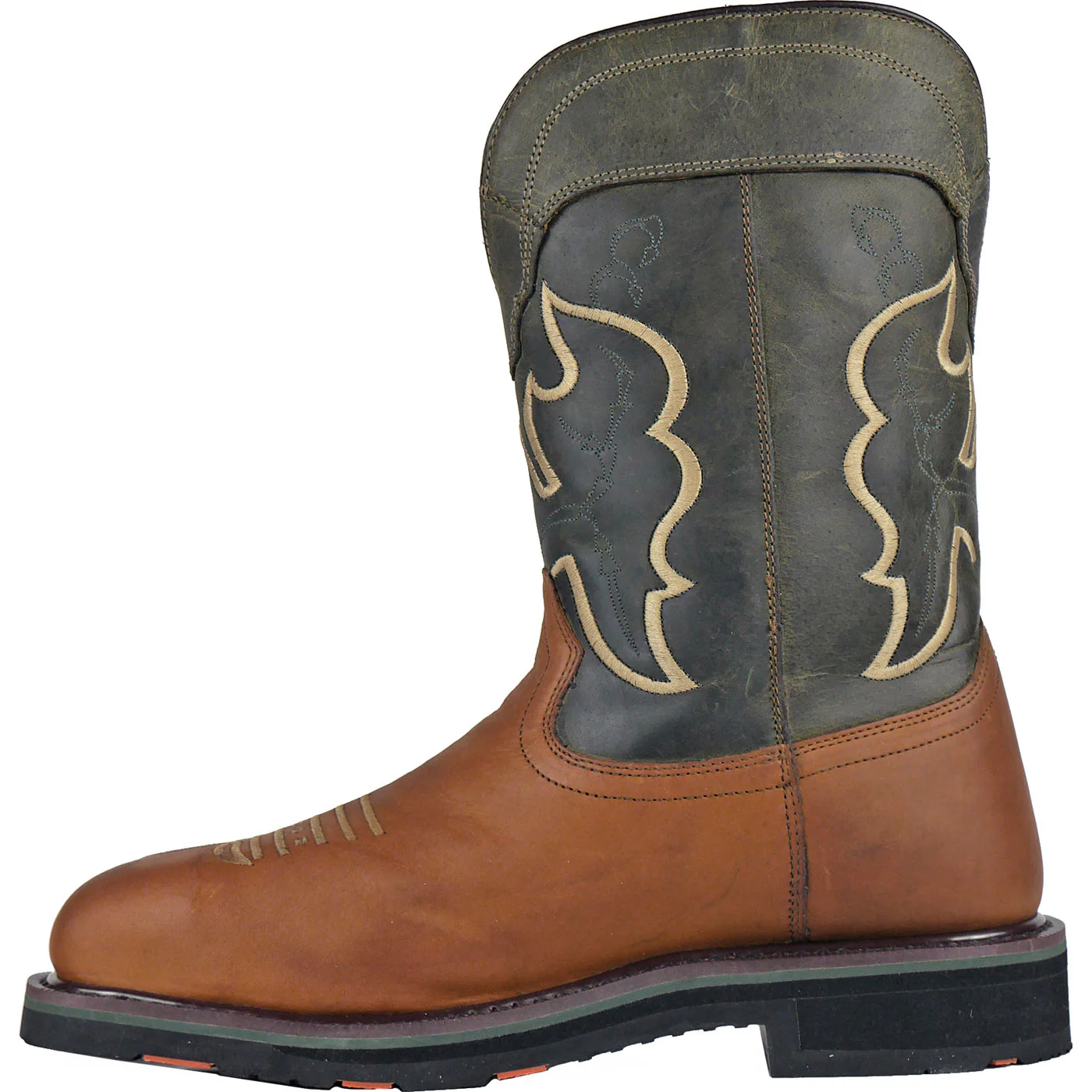 HOSS Showdown Men's 11-inch Composite Toe Puncture- Resisting Waterproof Western Work Boot - Image 5