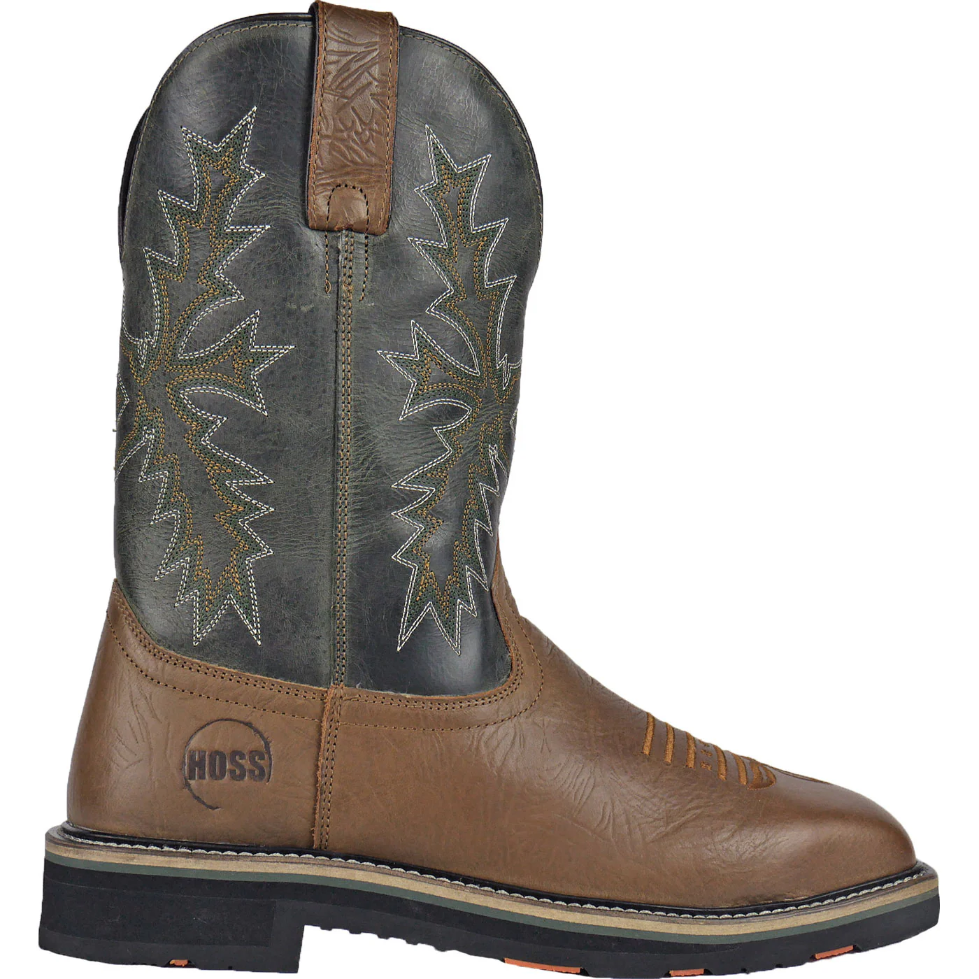 HOSS Landon Men's 11-inch Steel Toe Electrical Hazard Western Work Boot - Image 3