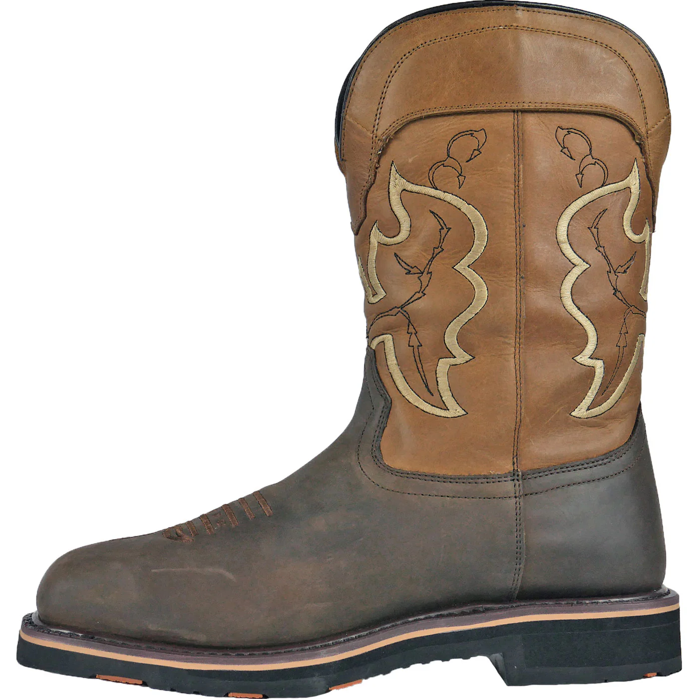 HOSS Showdown Men's 11-inch Composite Toe Puncture- Resisting Waterproof Western Work Boot - Image 6