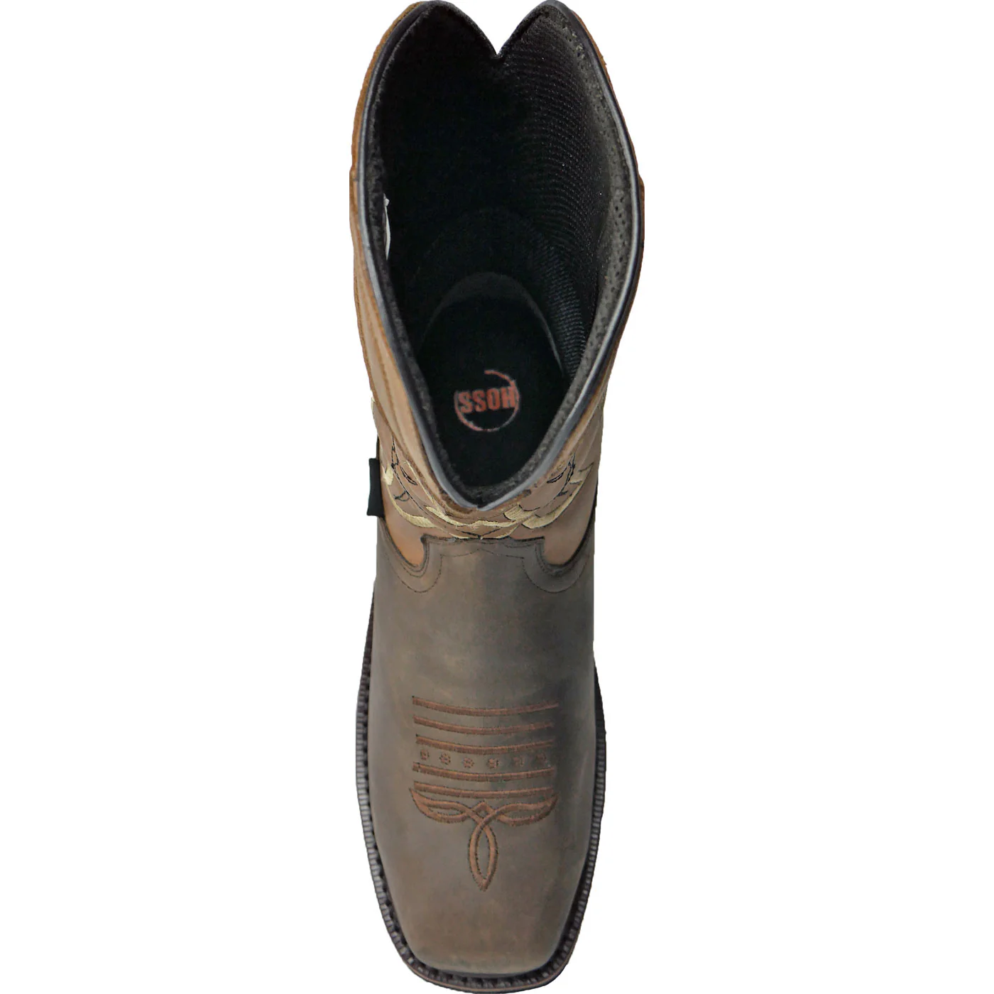 HOSS Showdown Men's 11-inch Composite Toe Puncture- Resisting Waterproof Western Work Boot - Image 7
