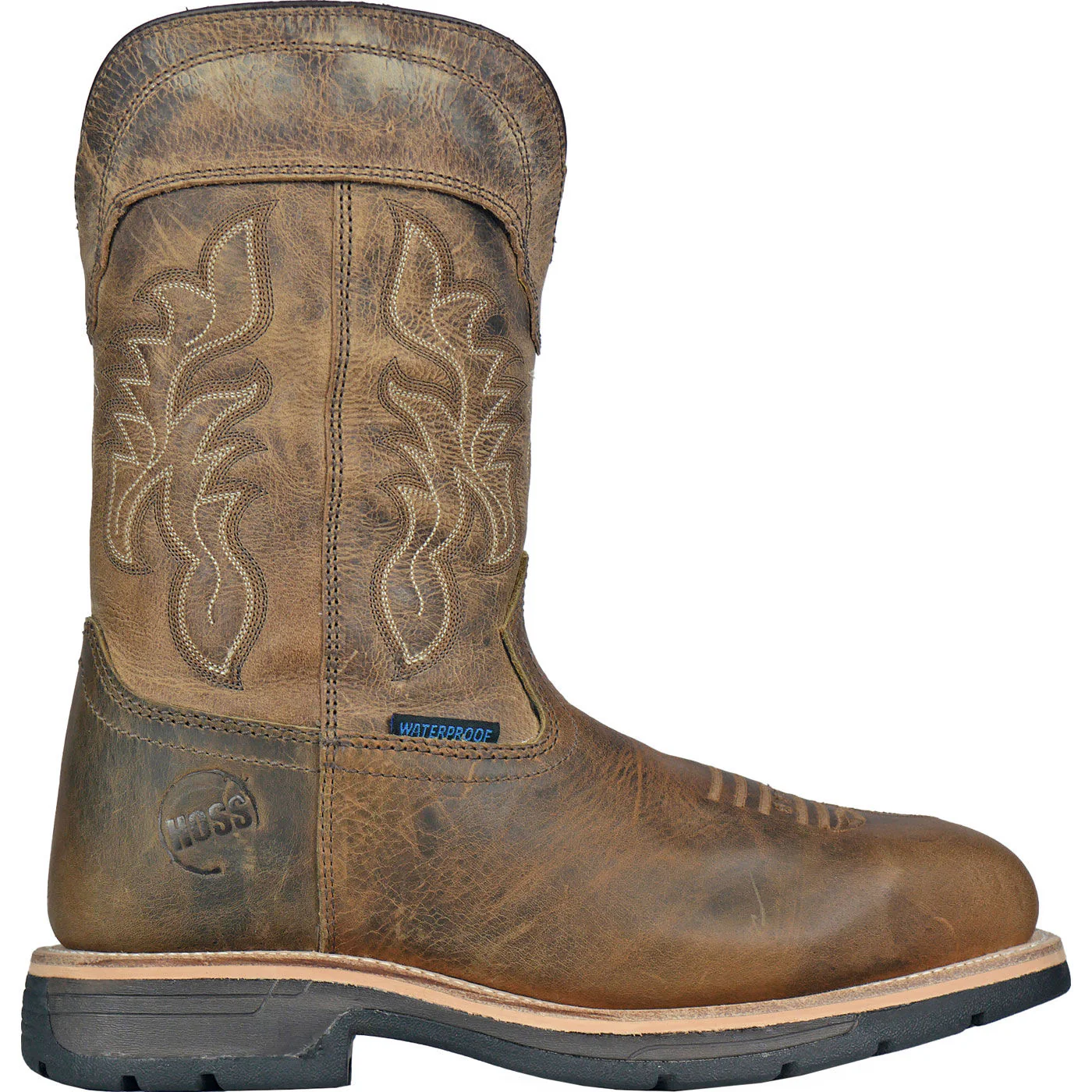 HOSS Brisbee Men's 11-inch Composite Toe Electrical Hazard Waterproof Western Work Boot - Image 3
